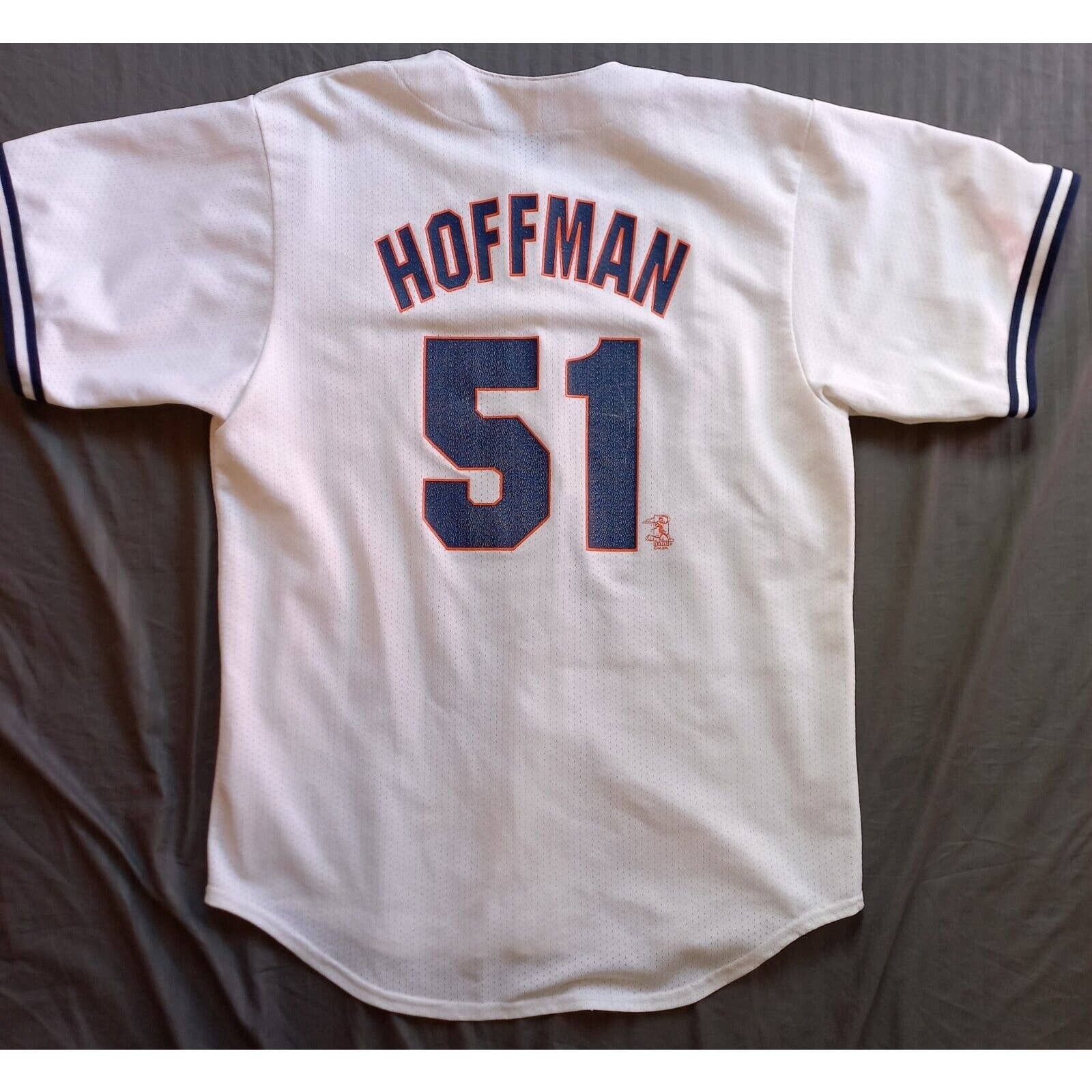 Trevor Hoffman #51 Milwaukee Brewers Majestic 3/4 Sleeve Jersey