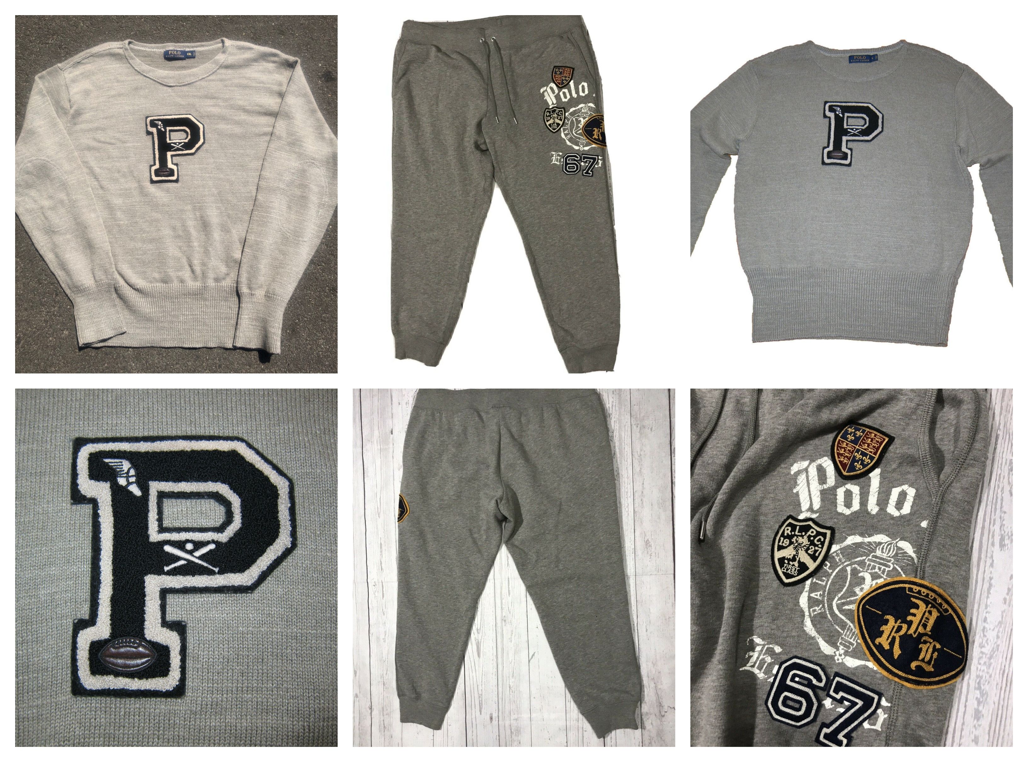 Polo Ralph Lauren Polo Ralph Lauren Varsity Sweat pants and Sweater Set XL Size US XL / EU 56 / 4 - 1 Thumbnail