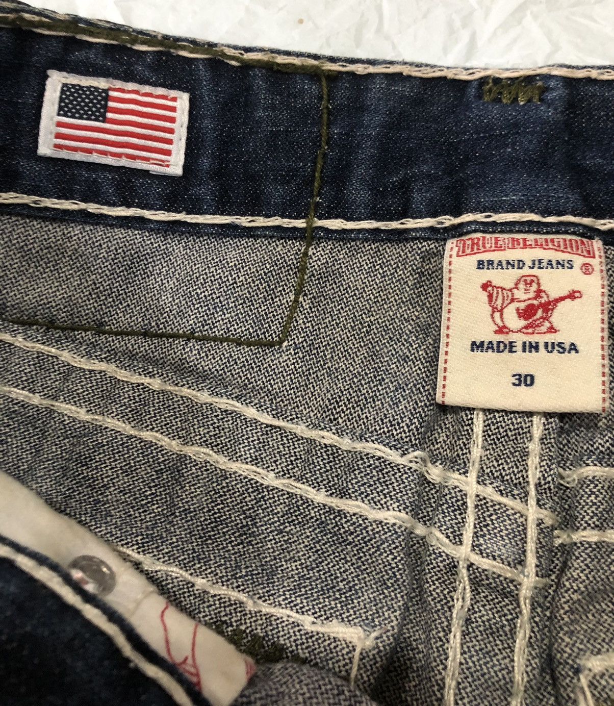 If Six Was Nine × True Religion TRUE RELIGION RICKY SUPER T JEANS DENIM SIZE 32 Size US 32 / EU 48 - 18 Thumbnail