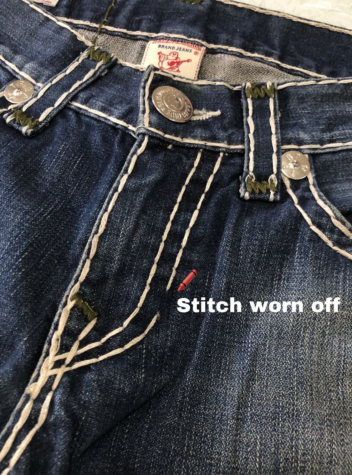 If Six Was Nine × True Religion TRUE RELIGION RICKY SUPER T JEANS DENIM SIZE 32 Size US 32 / EU 48 - 25 Thumbnail