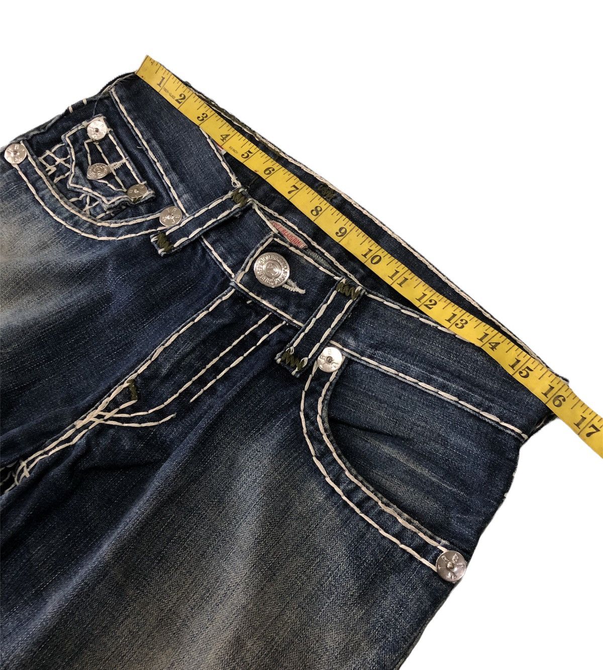 If Six Was Nine × True Religion TRUE RELIGION RICKY SUPER T JEANS DENIM SIZE 32 Size US 32 / EU 48 - 20 Thumbnail