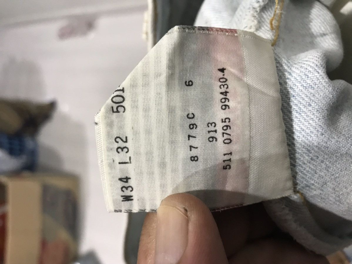 Levi's × Vintage Vintage 90s Levis 501 Button #511 Custom Distressed Denim Size US 32 / EU 48 - 17 Thumbnail