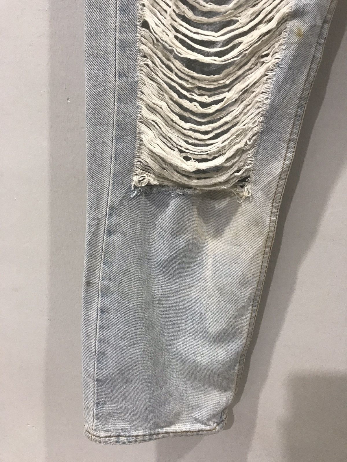 Levi's × Vintage Vintage 90s Levis 501 Button #511 Custom Distressed Denim Size US 32 / EU 48 - 7 Thumbnail