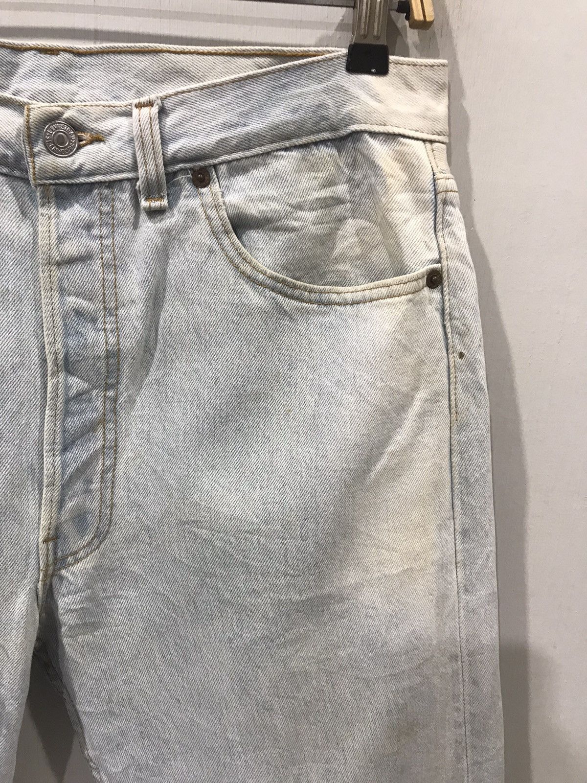 Levi's × Vintage Vintage 90s Levis 501 Button #511 Custom Distressed Denim Size US 32 / EU 48 - 2 Thumbnail
