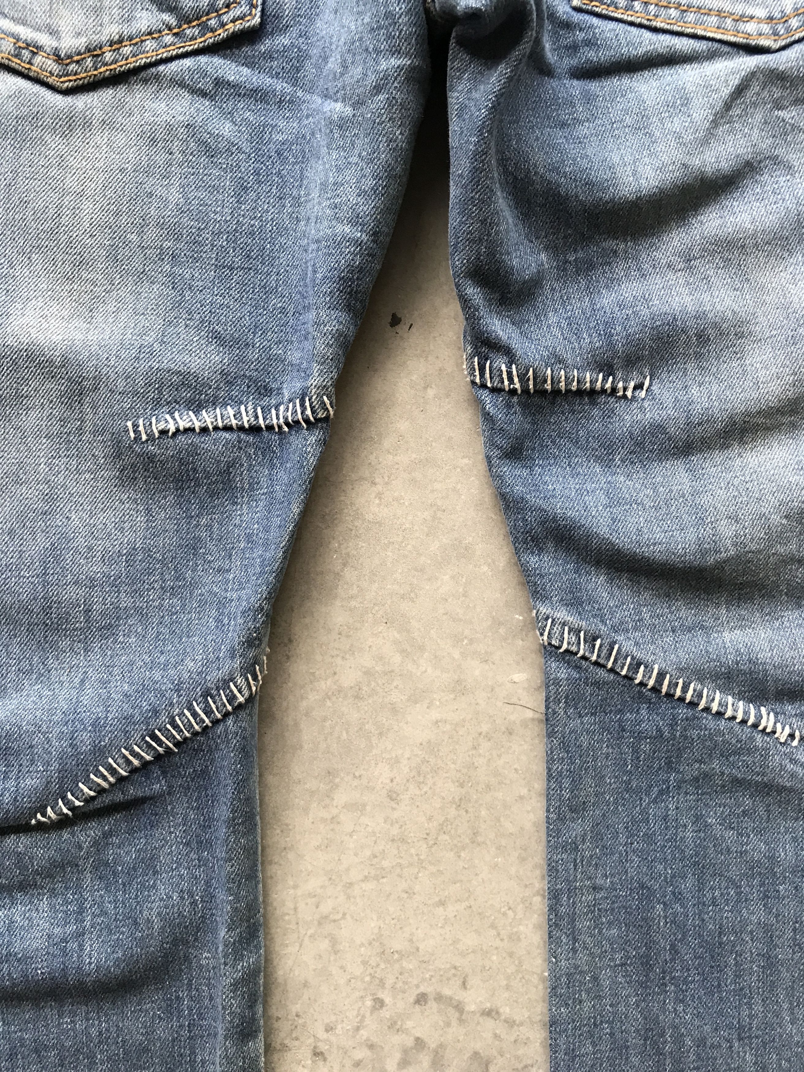 Japanese Brand TWENTY WORKS Japan Distressed Cargo denim Size US 31 - 18 Thumbnail