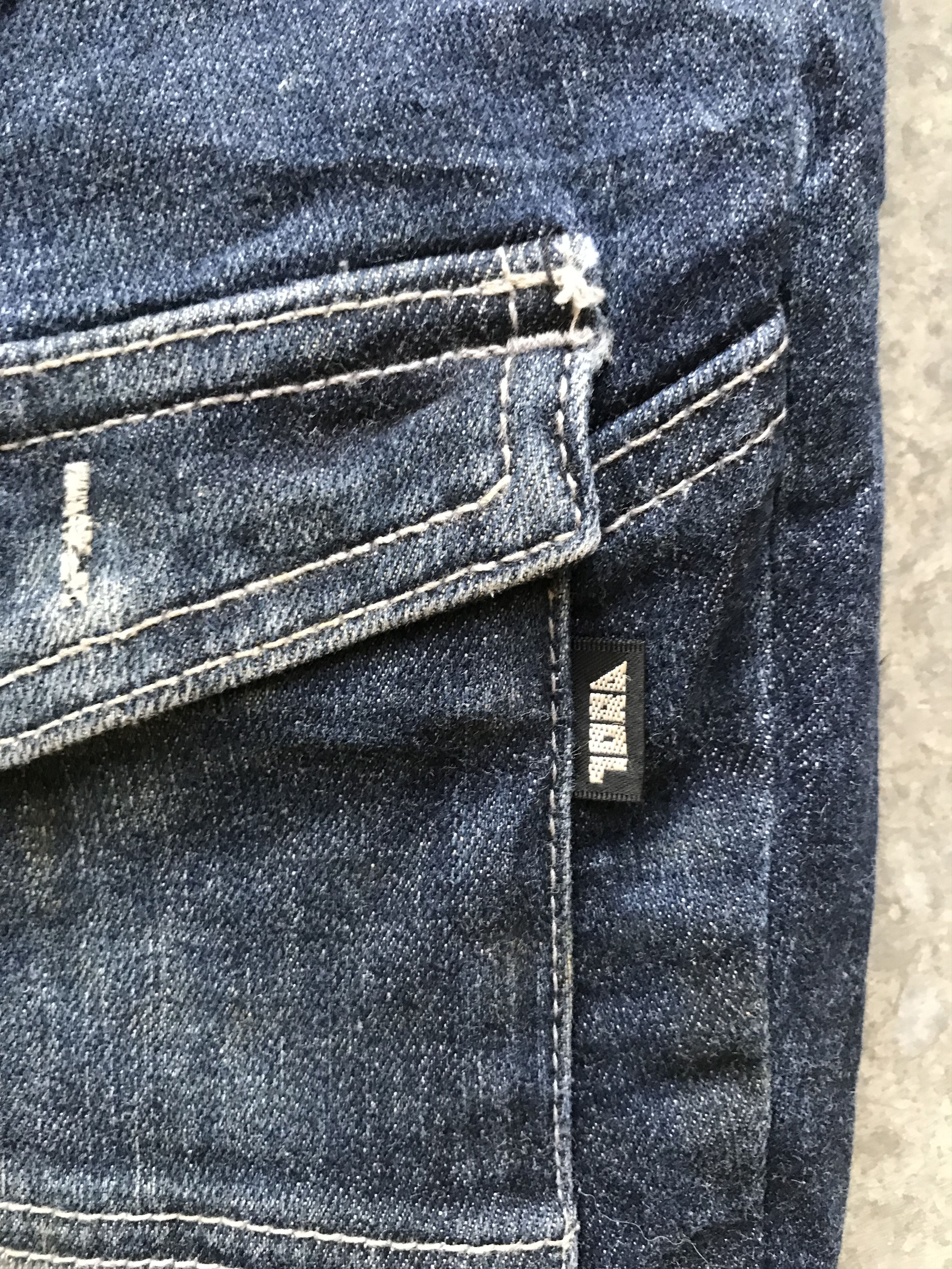 Japanese Brand TORA Biker Style Stretchable Multipockets Skinny Pant Size US 35 - 9 Thumbnail