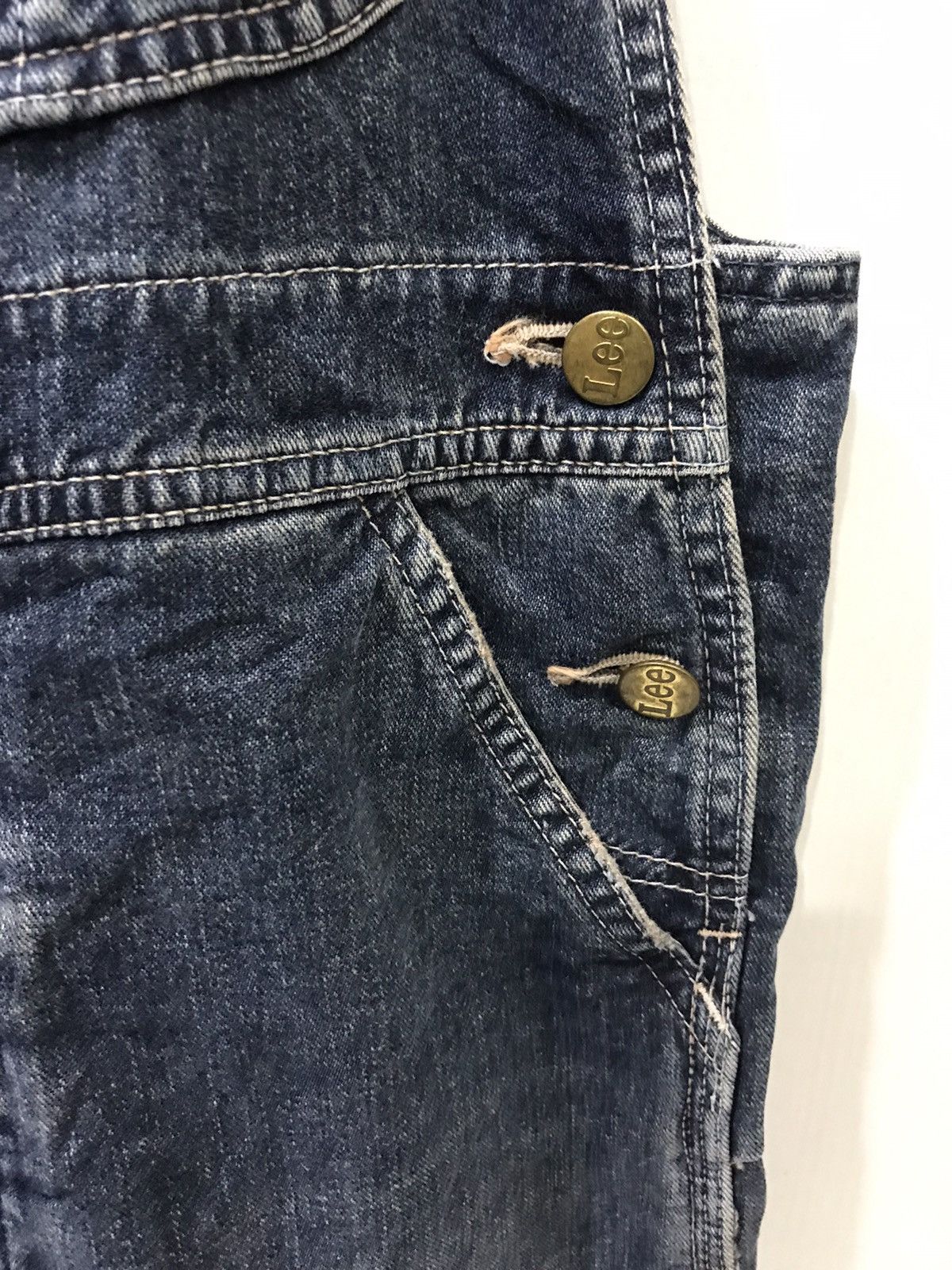 Lee 🔥For W29-31🔥Lee Sanforized Denim Overall Size US 33 - 5 Thumbnail