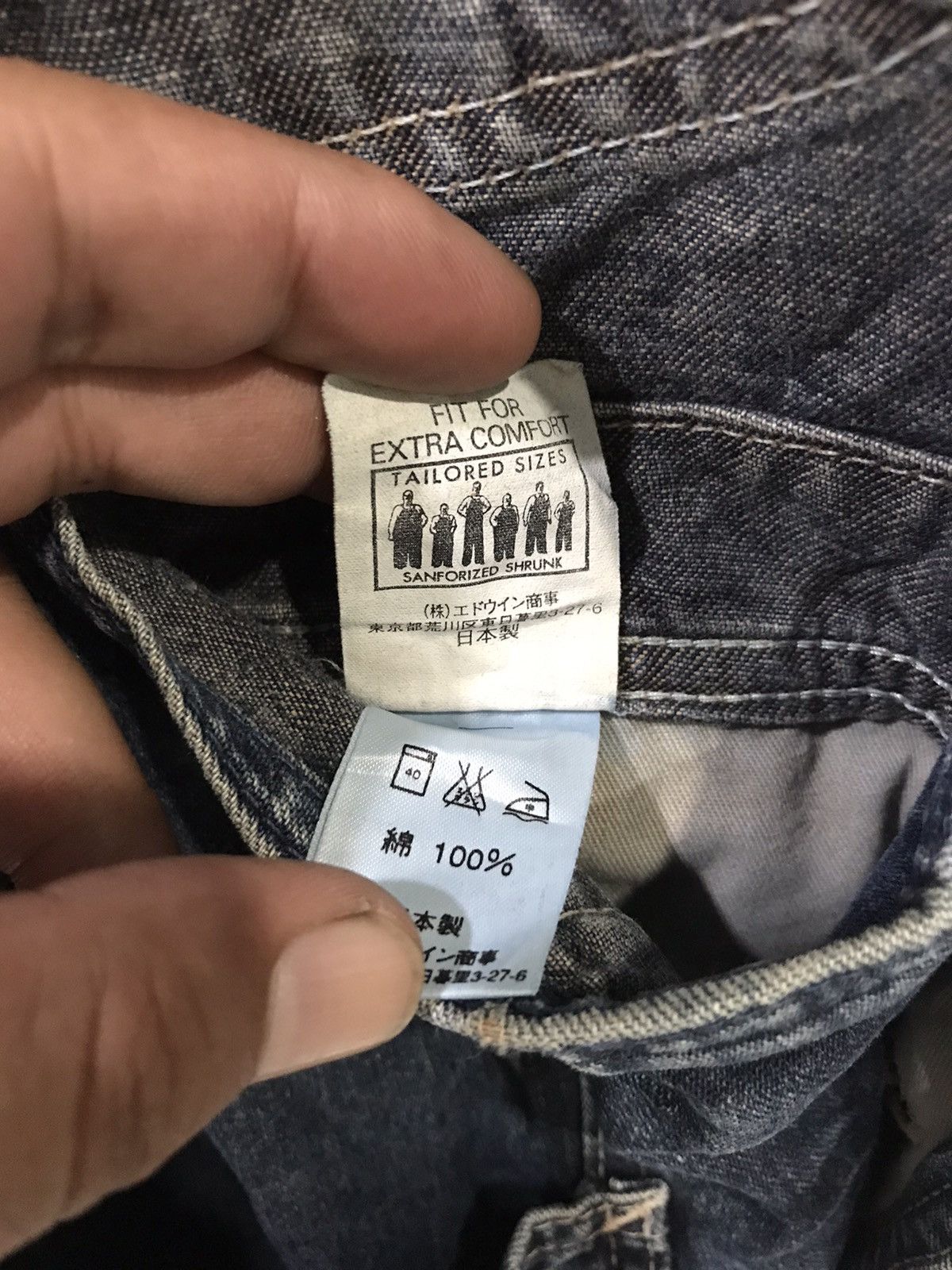 Lee 🔥For W29-31🔥Lee Sanforized Denim Overall Size US 33 - 14 Thumbnail