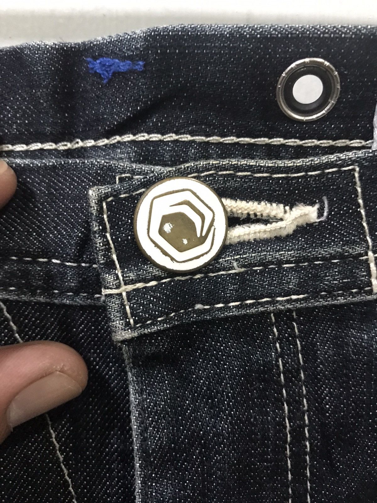 Edwin EDWIN Engineered Smoky Stone Wash Indigo Curve Cut Denim Size US 32 / EU 48 - 10 Thumbnail