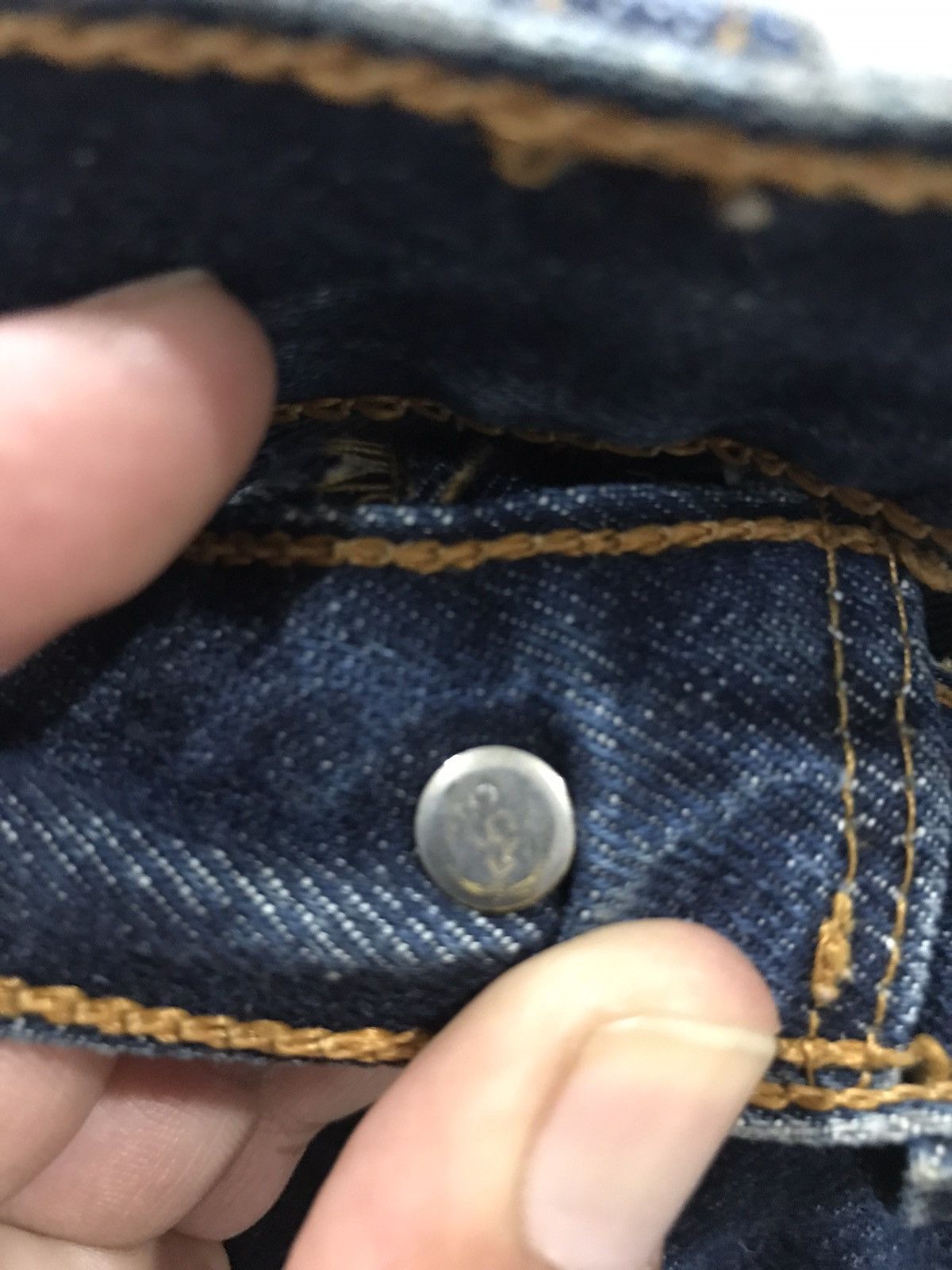 Levi's Vintage 90s Levis 501 US Made 553 Button Denim Size 24" / US 00 / IT 34 - 6 Thumbnail