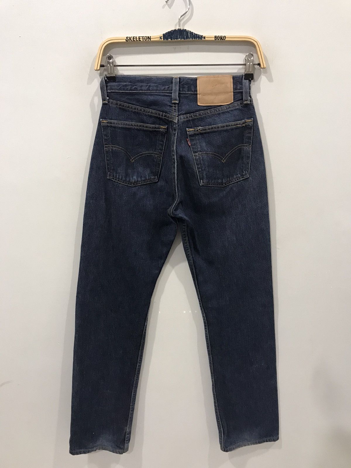 Levi's Vintage 90s Levis 501 US Made 553 Button Denim Size 24" / US 00 / IT 34 - 9 Thumbnail