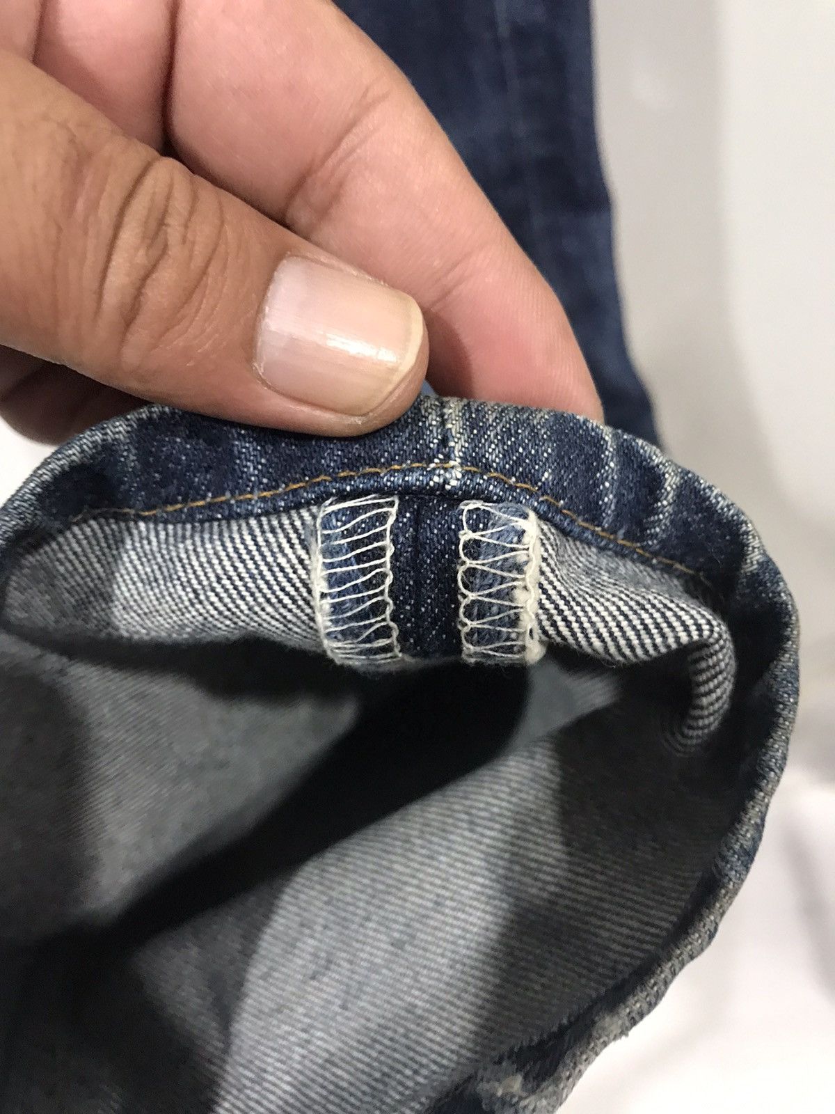 Levi's Vintage 90s Levis 501 US Made 553 Button Denim Size 24" / US 00 / IT 34 - 5 Thumbnail