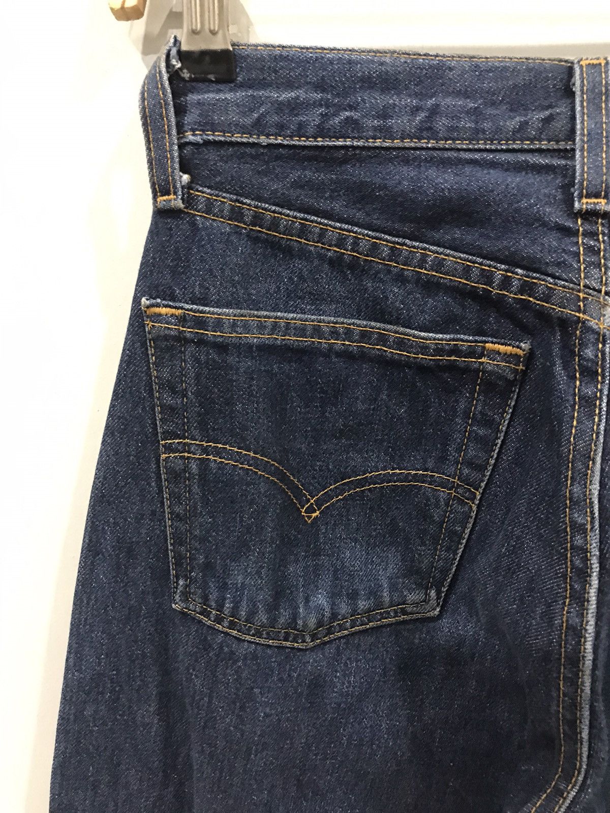 Levi's Vintage 90s Levis 501 US Made 553 Button Denim Size 24" / US 00 / IT 34 - 11 Thumbnail