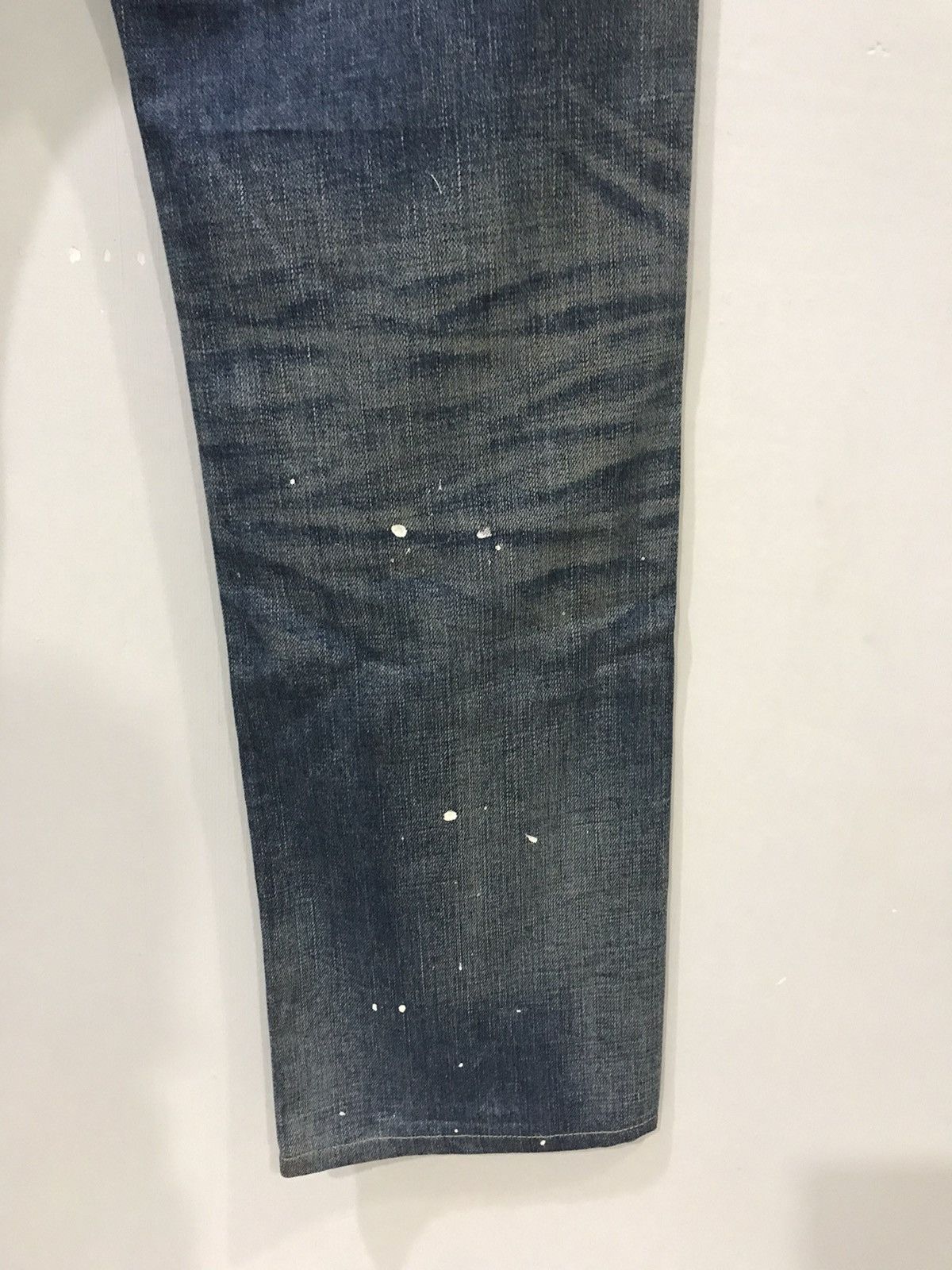 Designer × Japanese Brand BACK NUMBER Japan Street Fashion Distressed Painter Denim Size US 33 - 17 Thumbnail