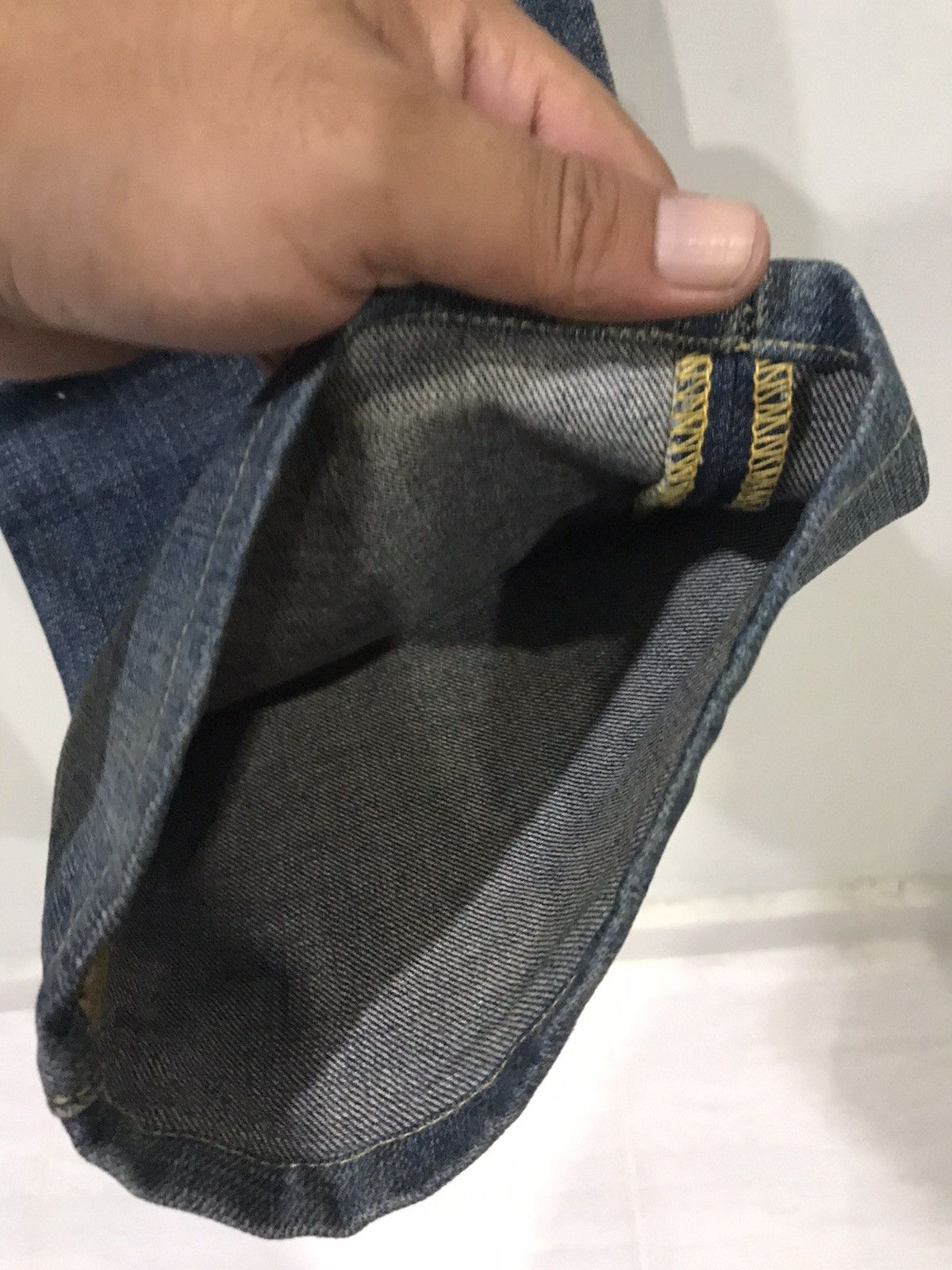 Designer × Japanese Brand BACK NUMBER Japan Street Fashion Distressed Painter Denim Size US 33 - 10 Thumbnail