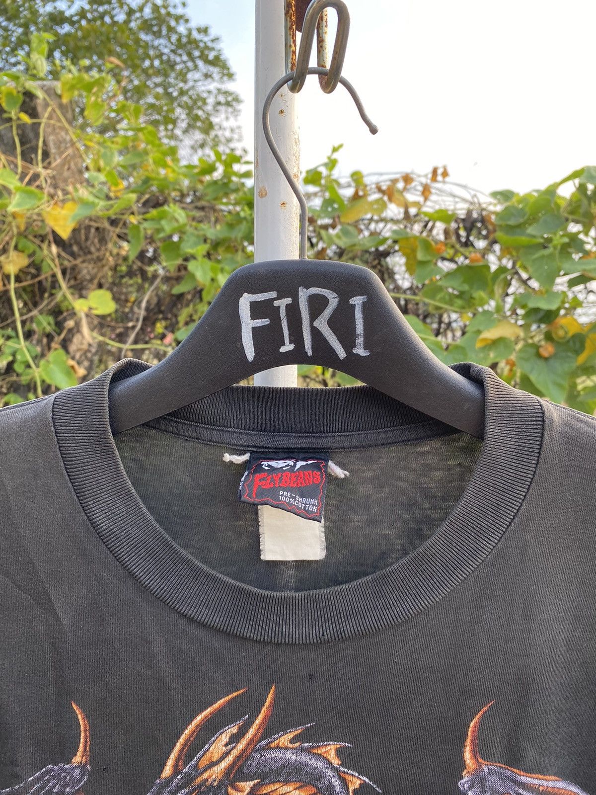 Vintage Distressed Flybeans Dragon Tees Only The Strong Survive Size US L / EU 52-54 / 3 - 5 Thumbnail