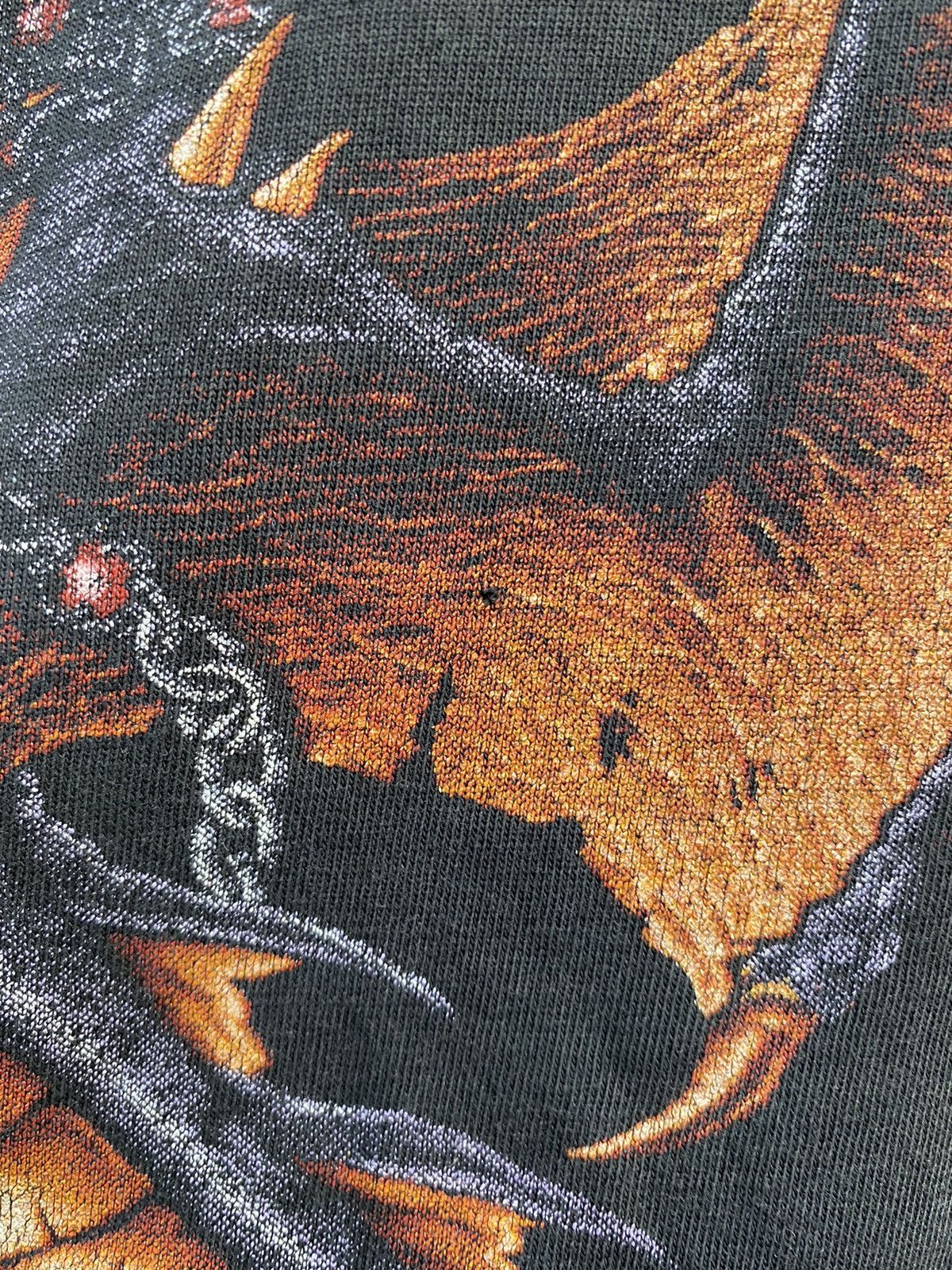 Vintage Distressed Flybeans Dragon Tees Only The Strong Survive Size US L / EU 52-54 / 3 - 9 Thumbnail