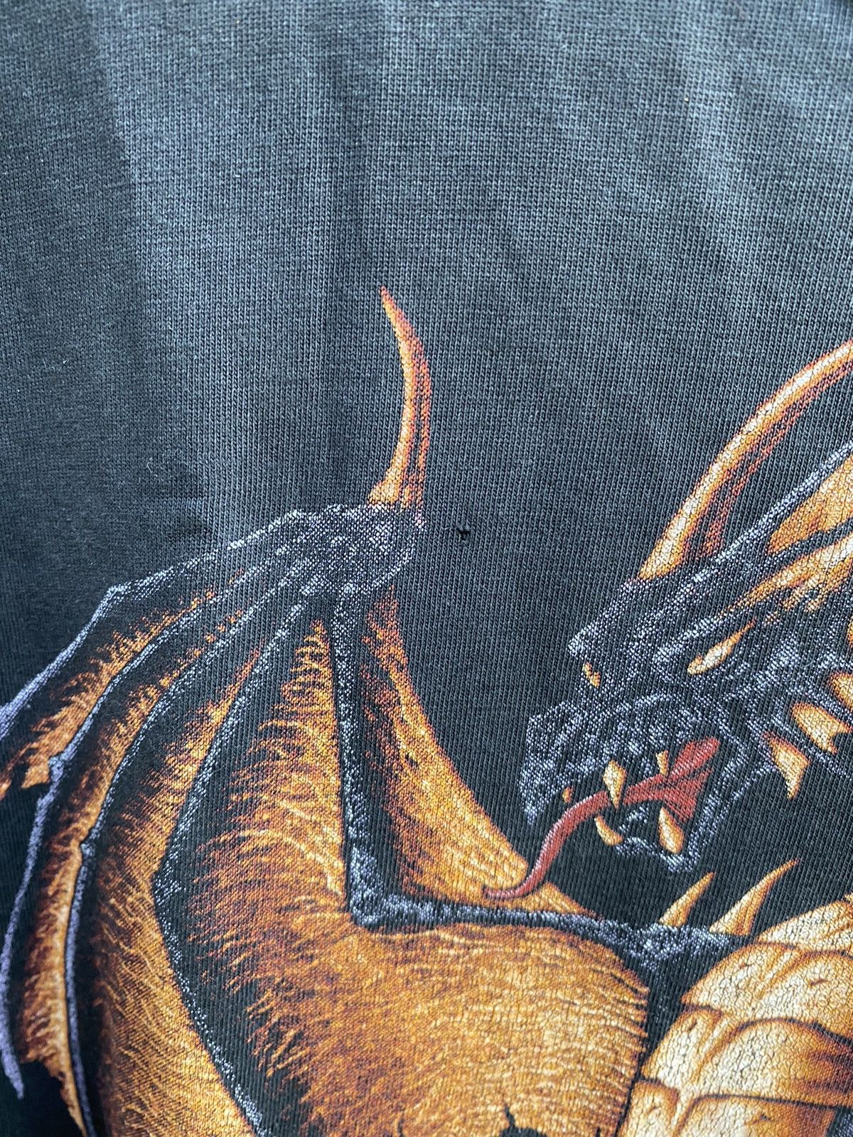 Vintage Distressed Flybeans Dragon Tees Only The Strong Survive Size US L / EU 52-54 / 3 - 7 Thumbnail
