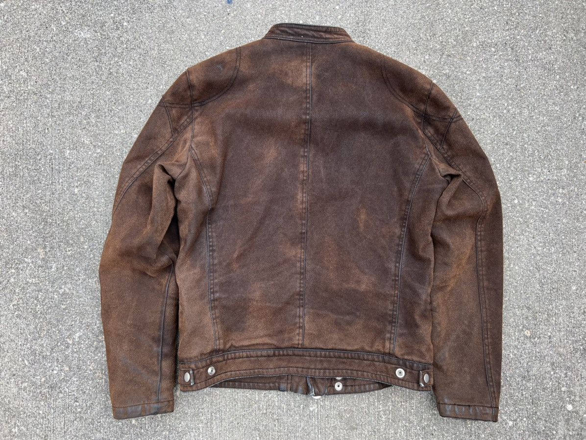 Japanese Brand VTG Rupert Japan Leopard Lined Wax Suede Cotton Punk jacket Size US M / EU 48-50 / 2 - 4 Thumbnail