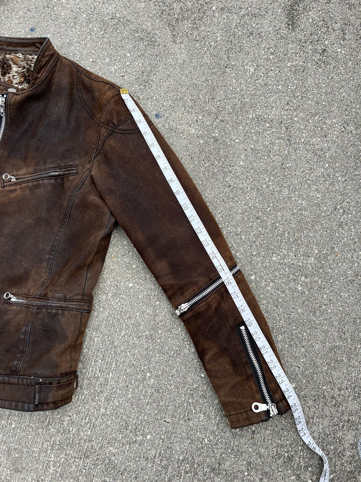 Japanese Brand VTG Rupert Japan Leopard Lined Wax Suede Cotton Punk jacket Size US M / EU 48-50 / 2 - 3 Thumbnail