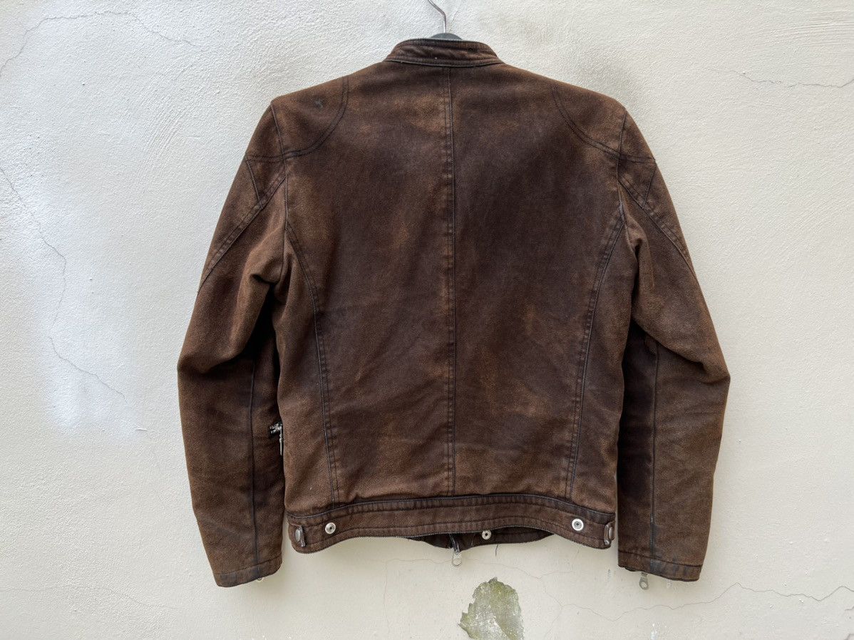 Japanese Brand VTG Rupert Japan Leopard Lined Wax Suede Cotton Punk jacket Size US M / EU 48-50 / 2 - 15 Thumbnail