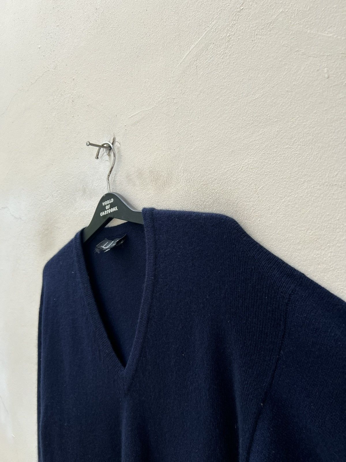 Alfred Dunhill Vintage Dunhill Navy Blue 100% Cashmere Jumper Sweater Size US M / EU 48-50 / 2 - 10 Thumbnail