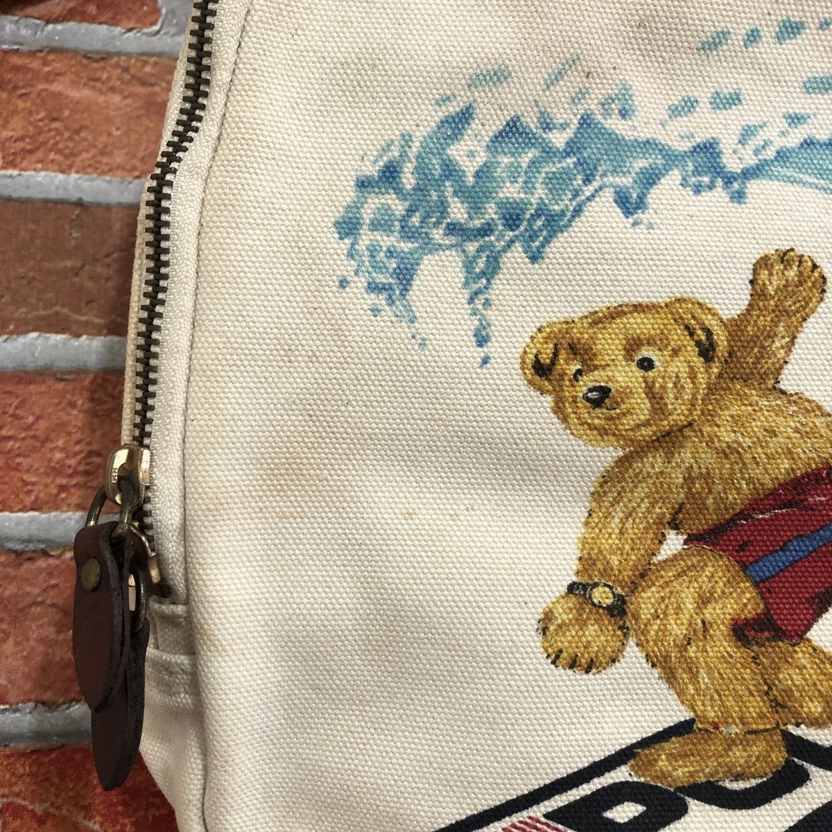 Vintage Vintage Polo Bear Basket Ralph Lauren Mini Backpack Size ONE SIZE - 2 Thumbnail