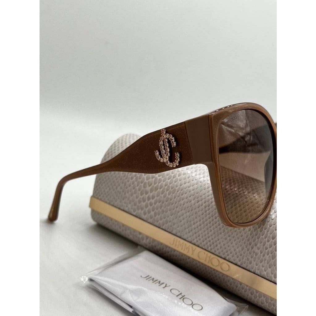 Jimmy Choo NEW Jimmy Choo Noemi/s Sunglasses in Nude Glitter