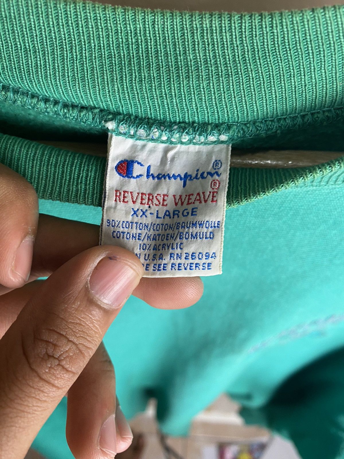 Champion × Vintage Vintage Champion Reverse Weave Wisconsin Baggy Distressed Size US XL / EU 56 / 4 - 7 Thumbnail