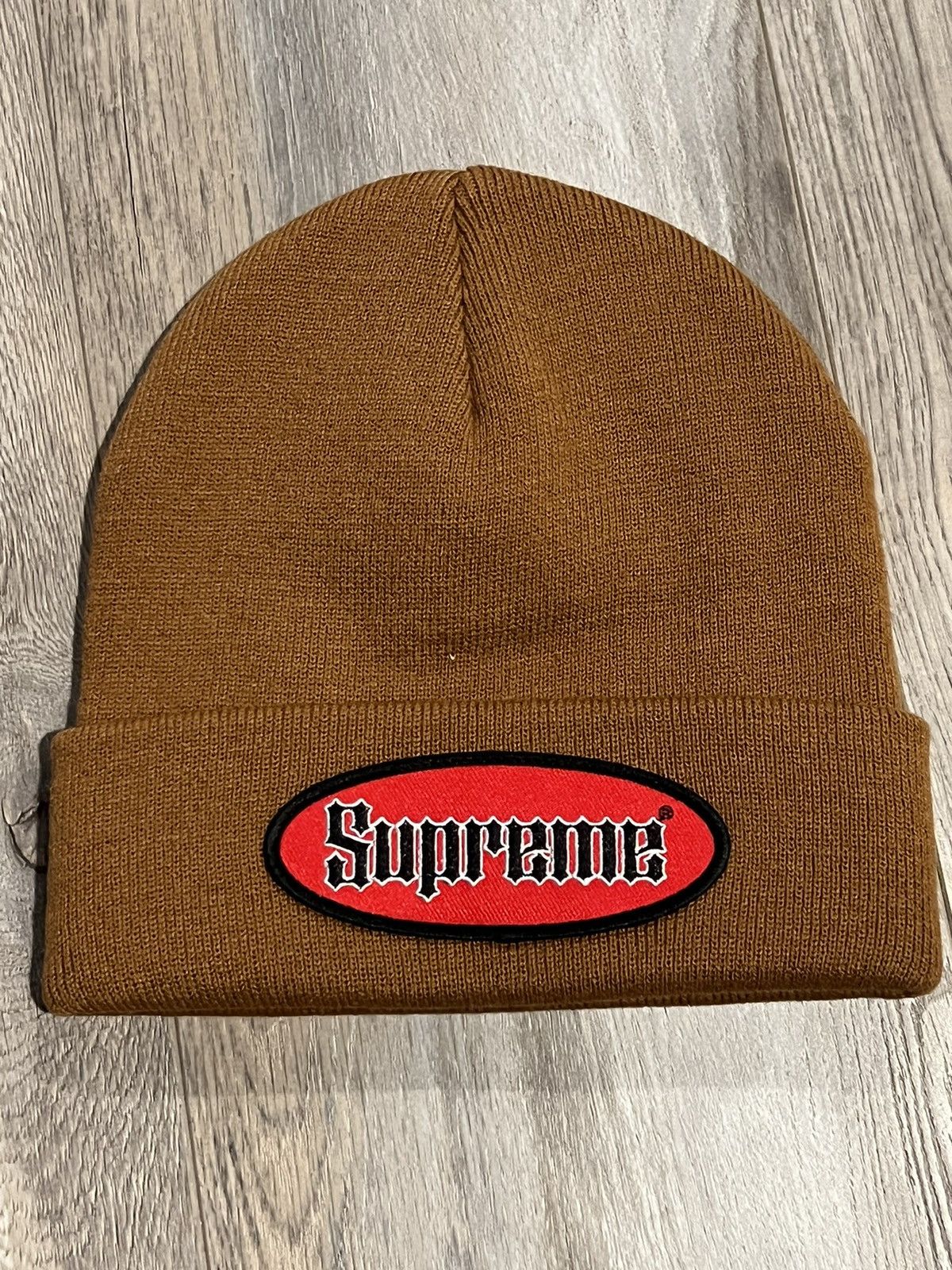 Supreme Supreme Oval Logo Beanie Rust Size ONE SIZE - 1 Thumbnail