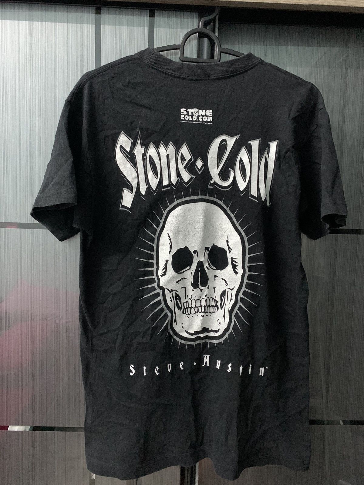 T-shirt Rétro Stone Cold Steve Austin WWE WWF - Tailles S à 5XL, Neuf Avec étiquettes