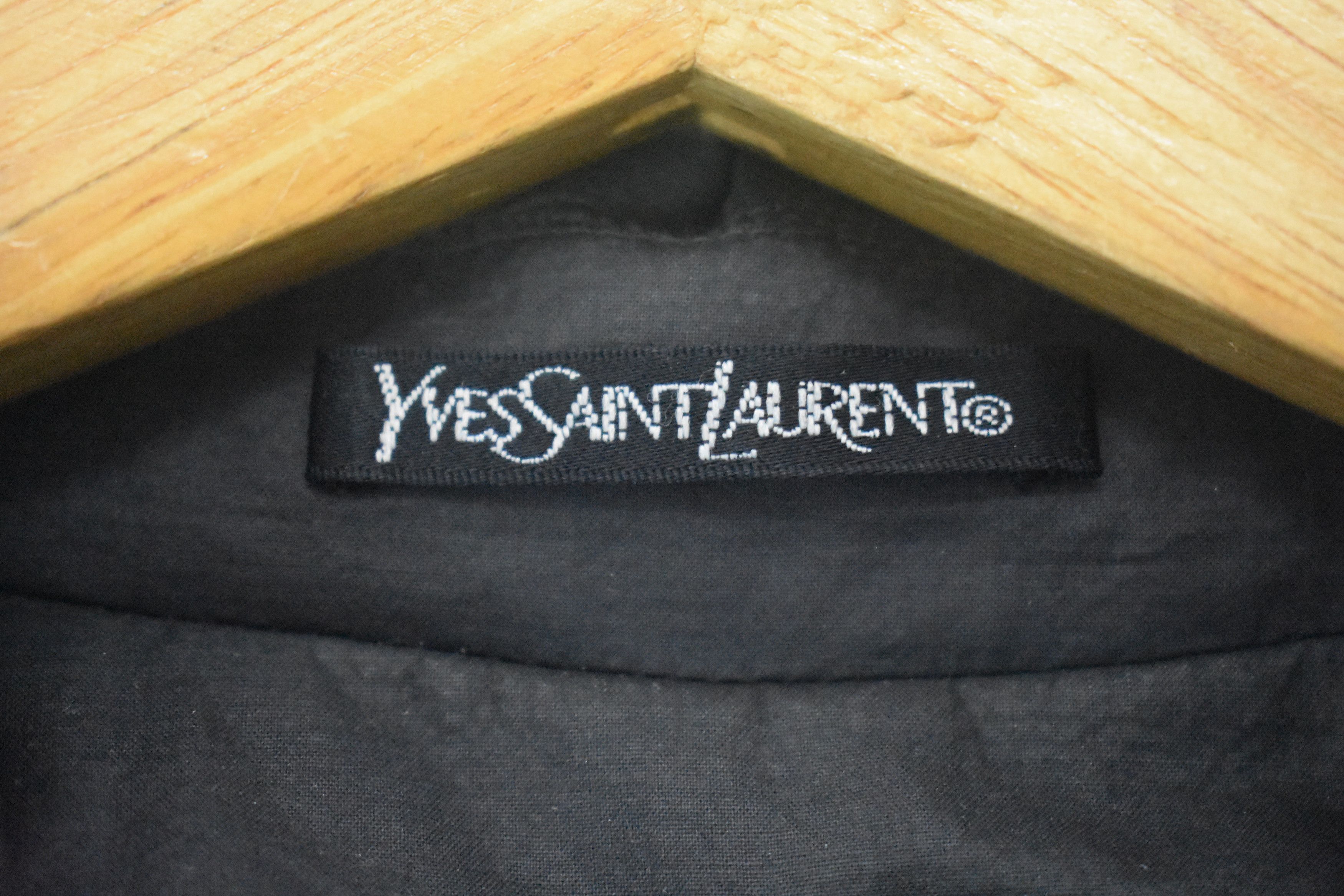 Yves Saint Laurent A001 Vintage YSL Trench Coat Yves Saint Laurent Luxury Size M / US 6-8 / IT 42-44 - 4 Thumbnail