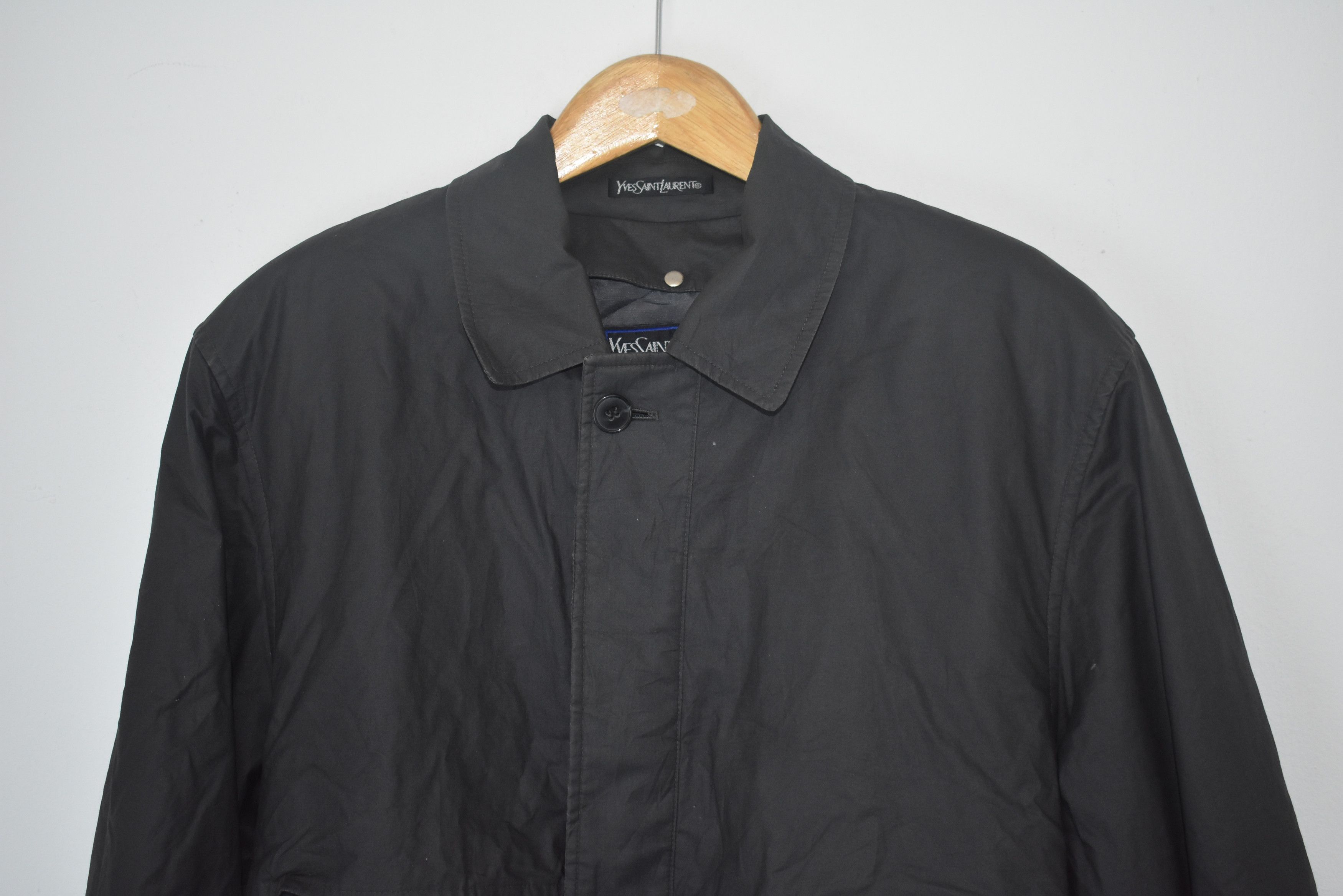 Yves Saint Laurent A001 Vintage YSL Trench Coat Yves Saint Laurent Luxury Size M / US 6-8 / IT 42-44 - 2 Thumbnail