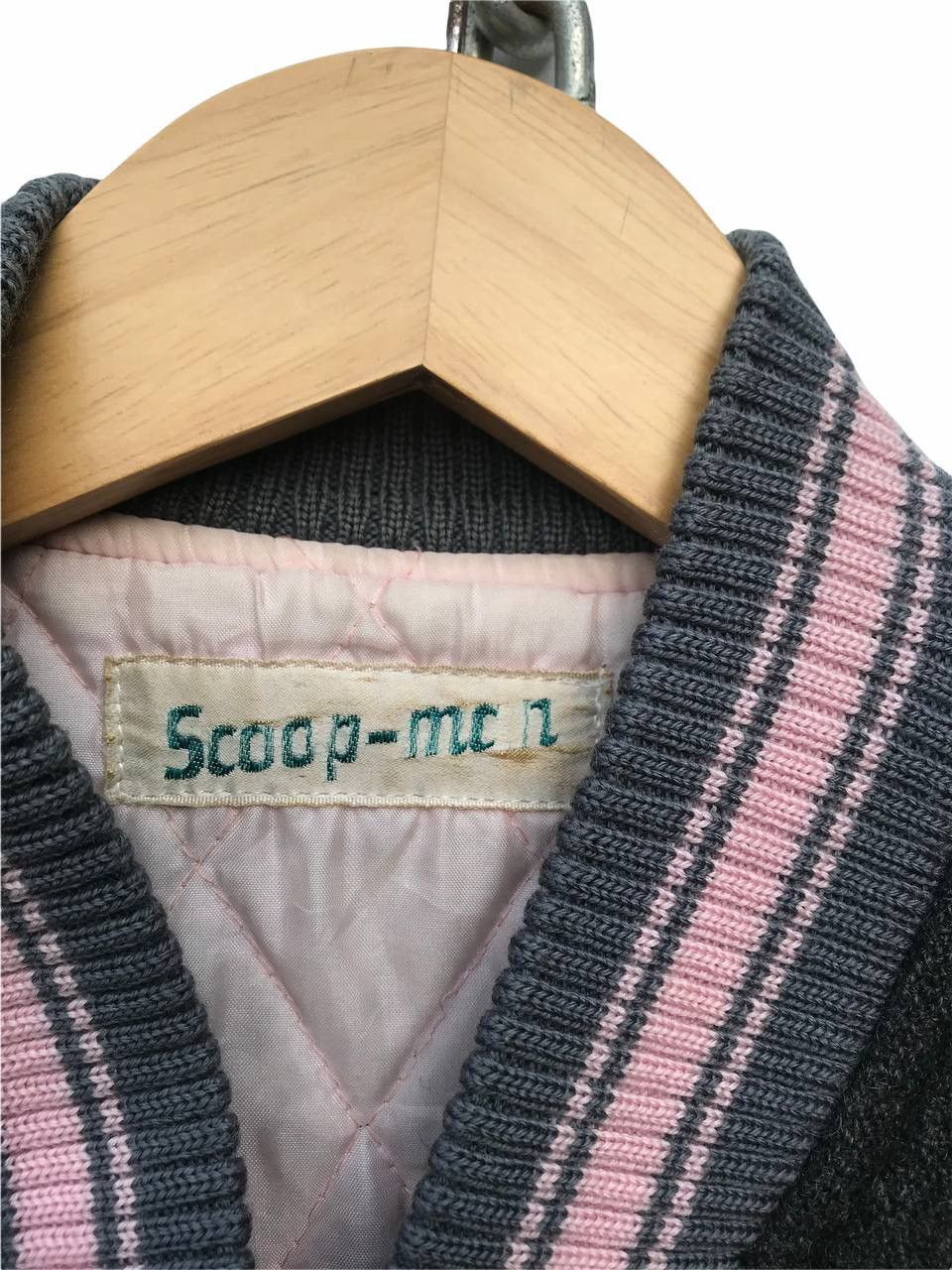 Japanese Brand Vintage Scoop Varsity Jacket Exciting Day Jacket Size US M / EU 48-50 / 2 - 3 Thumbnail