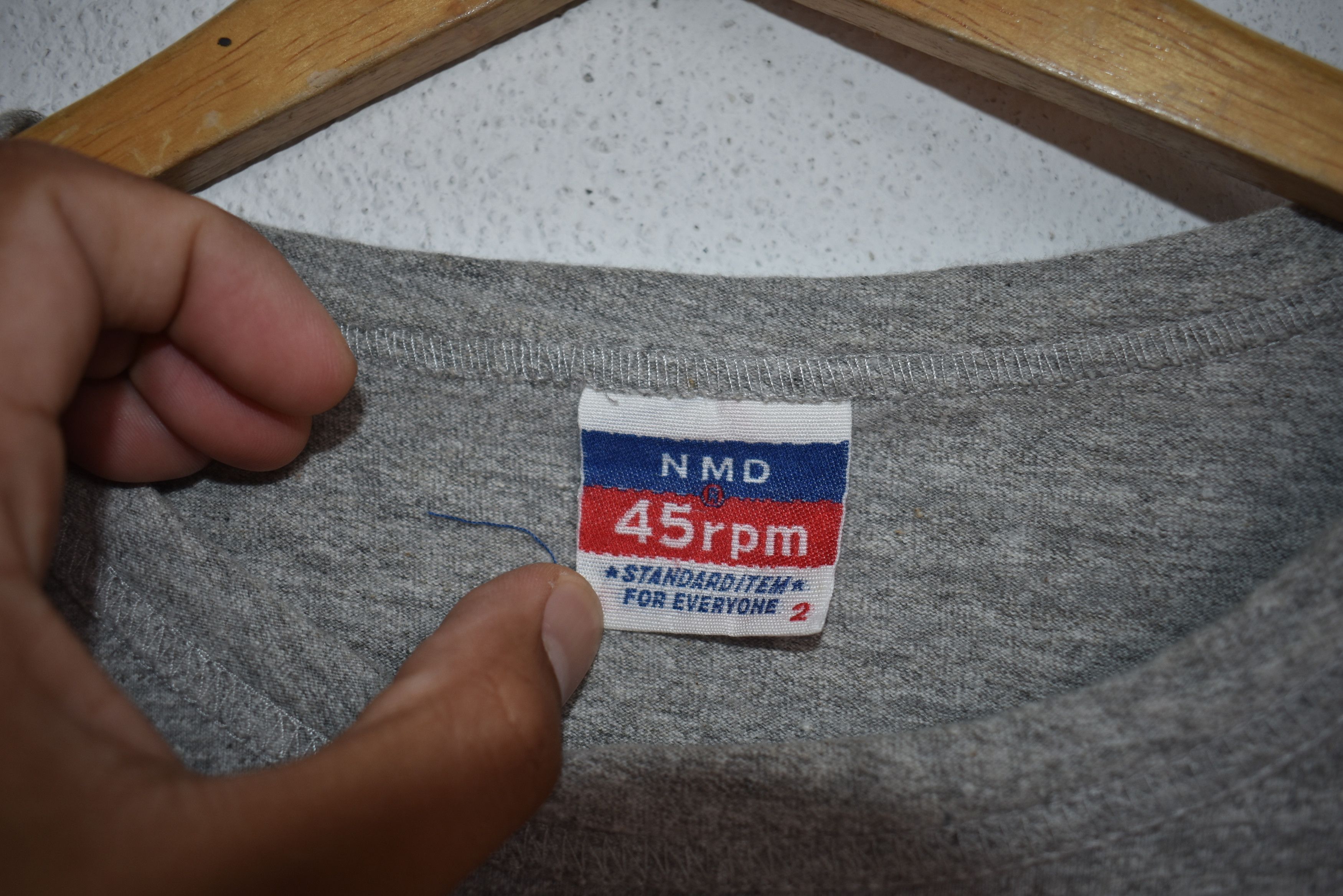 45rpm × Japanese Brand A007 Japanese Brand NMD by 45RPM Tee Skull Design Size M / US 6-8 / IT 42-44 - 5 Thumbnail