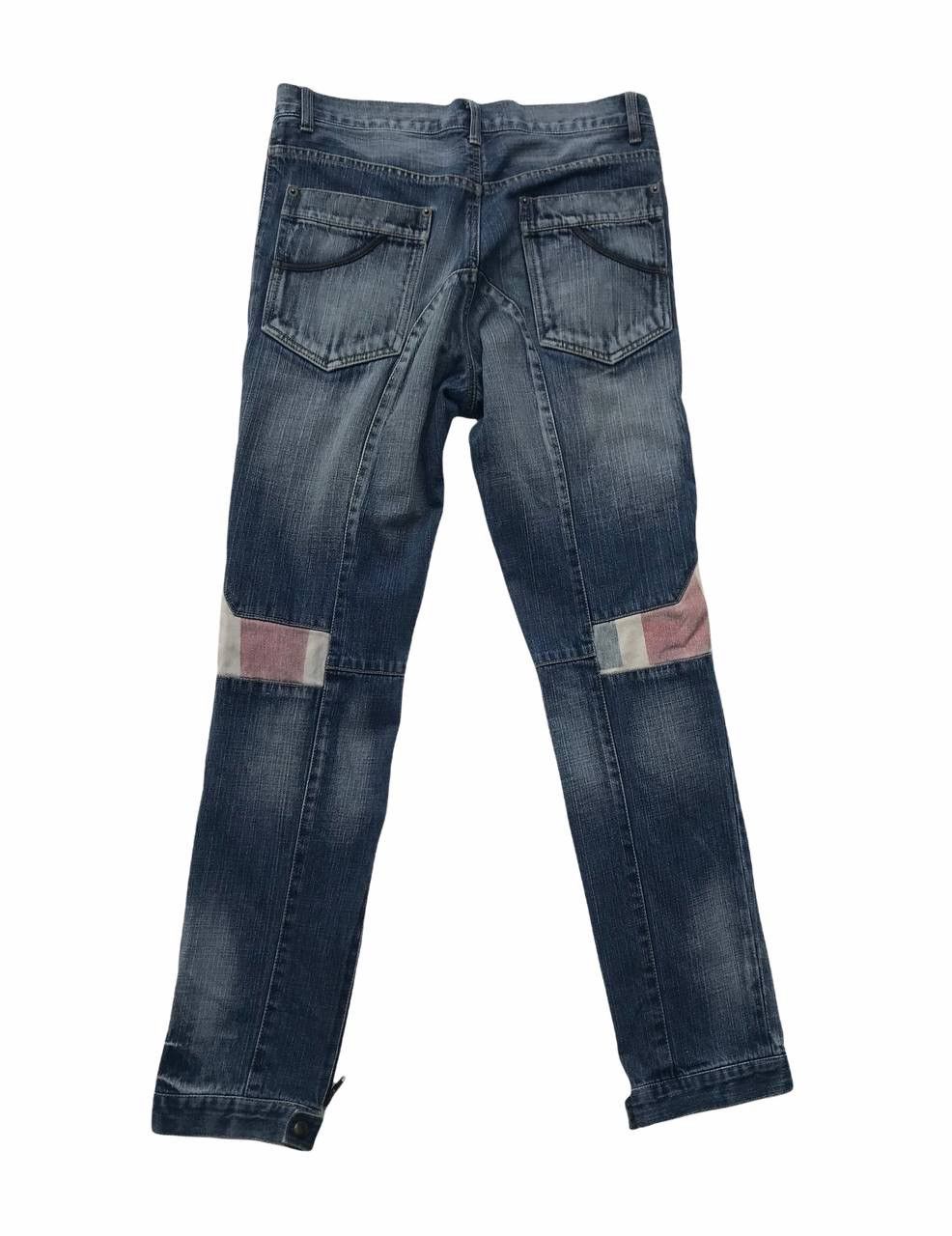 If Six Was Nine Unbrand Distressed Zipper Denim Fashion Pants Size US 30 / EU 46 - 8 Thumbnail