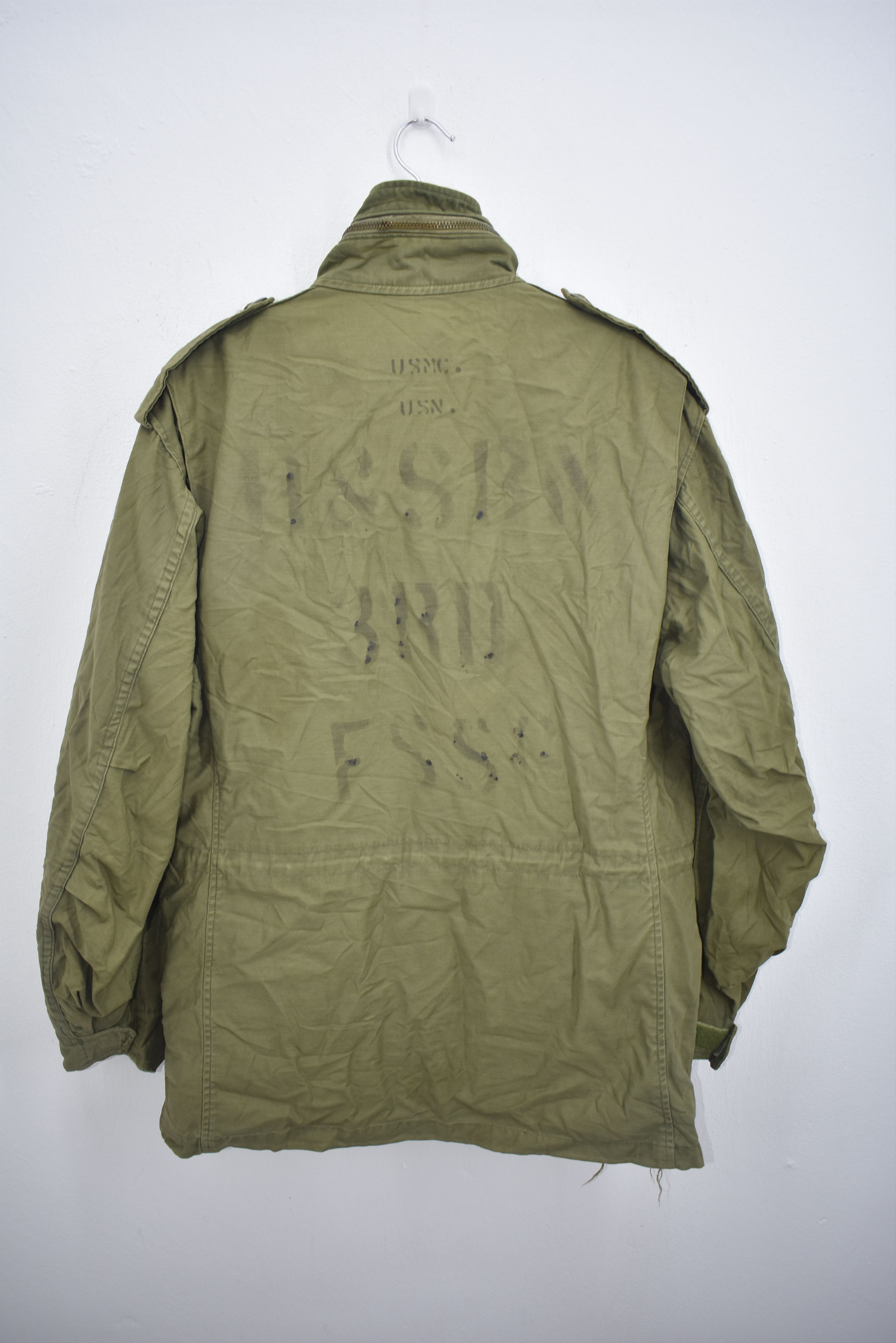 Vintage A013 VINTAGE M65 FIELD JACKET OG-107 Size US L / EU 52-54 / 3 - 4 Thumbnail