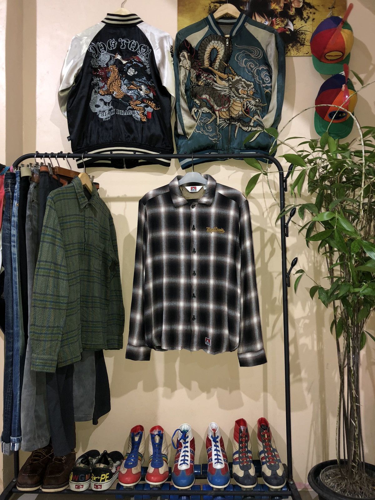 Ben Davis 🔥Rare🔥Ben Davis Rayon Flanell Plaid Shirt Size US M / EU 48-50 / 2 - 1 Thumbnail