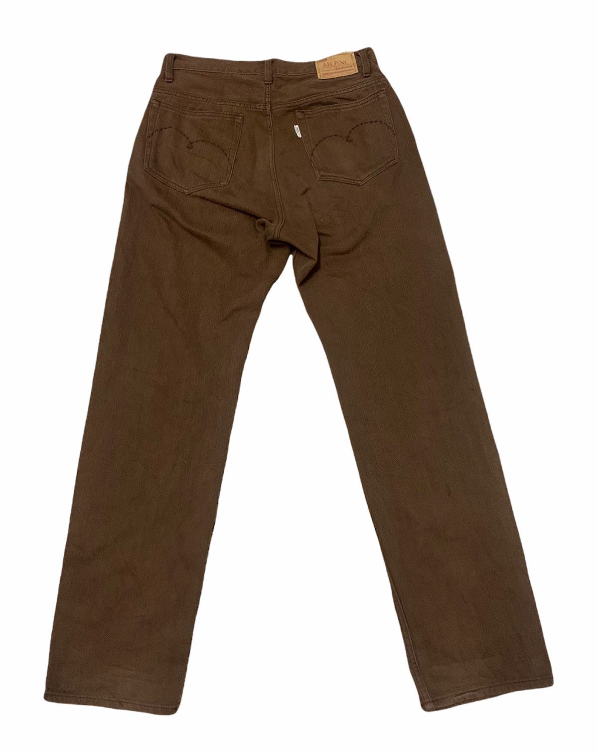ABAHOUSE × Vintage 90s ABAHOUSE JAPAN BROWN DENIM PANTS MADE IN JAPAN Size US 32 / EU 48 - 2 Thumbnail