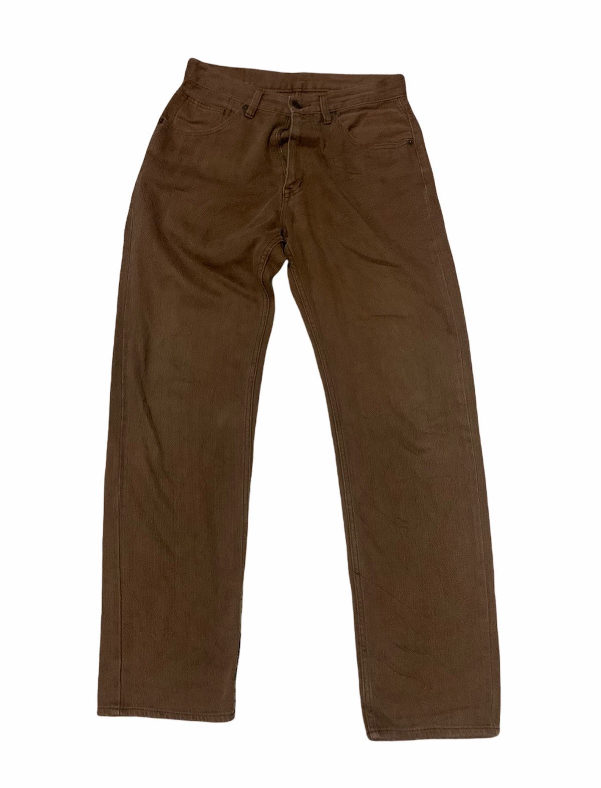 ABAHOUSE × Vintage 90s ABAHOUSE JAPAN BROWN DENIM PANTS MADE IN JAPAN Size US 32 / EU 48 - 3 Thumbnail