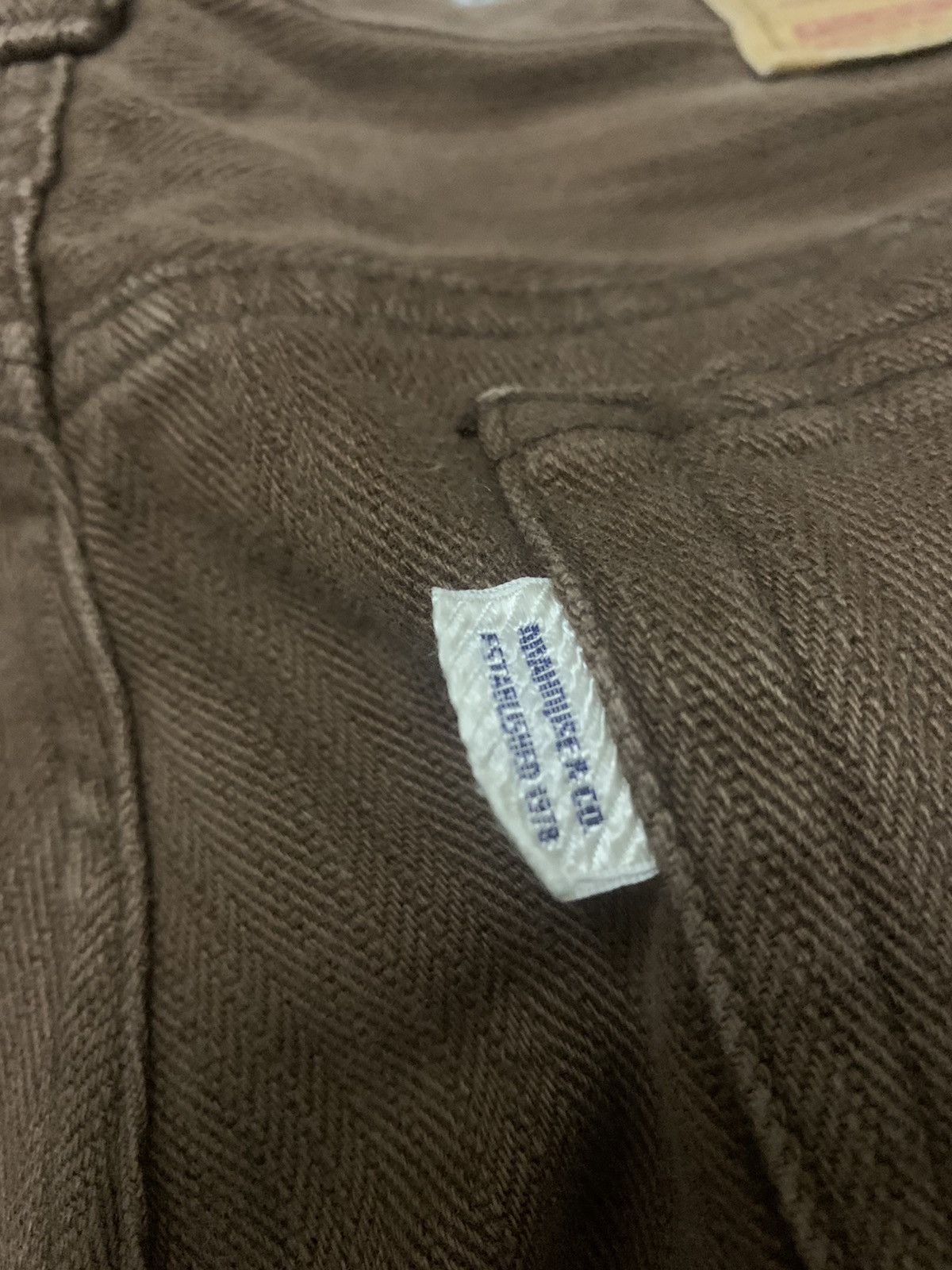 ABAHOUSE × Vintage 90s ABAHOUSE JAPAN BROWN DENIM PANTS MADE IN JAPAN Size US 32 / EU 48 - 6 Thumbnail