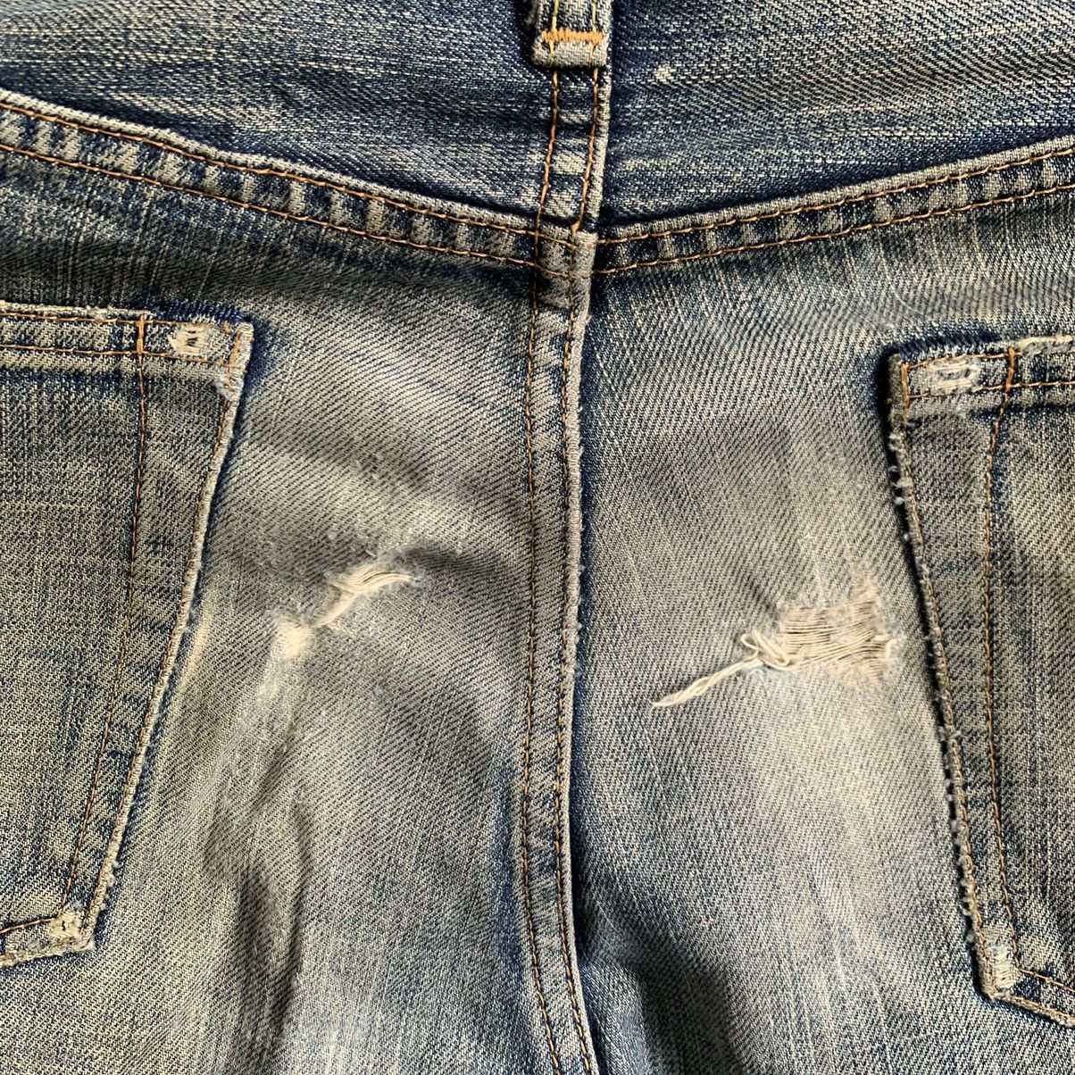Japanese Brand Tomorrowland Selvedge Distressed Jeans Denim Mix8 Size US 31 - 13 Thumbnail