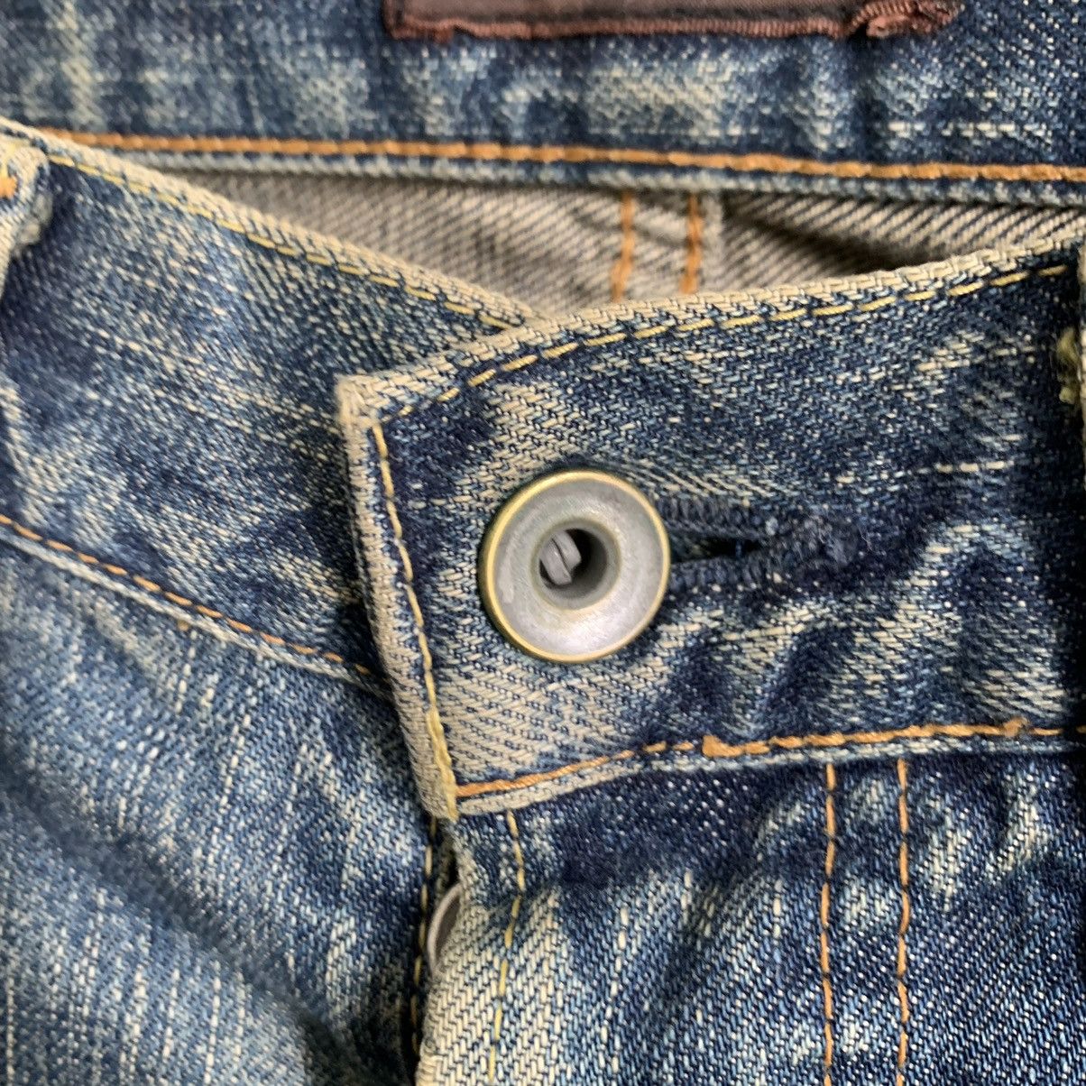 Japanese Brand Tomorrowland Selvedge Distressed Jeans Denim Mix8 Size US 31 - 7 Thumbnail