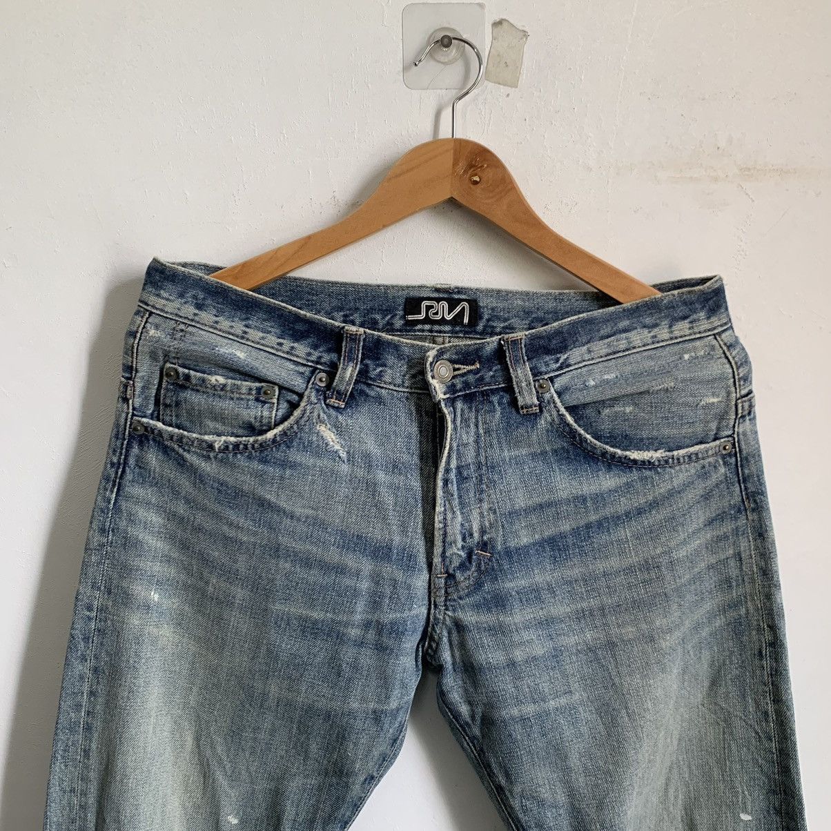Japanese Brand Rna Inc Distressed Jeans Denim Mix8 Size US 30 / EU 46 - 3 Thumbnail