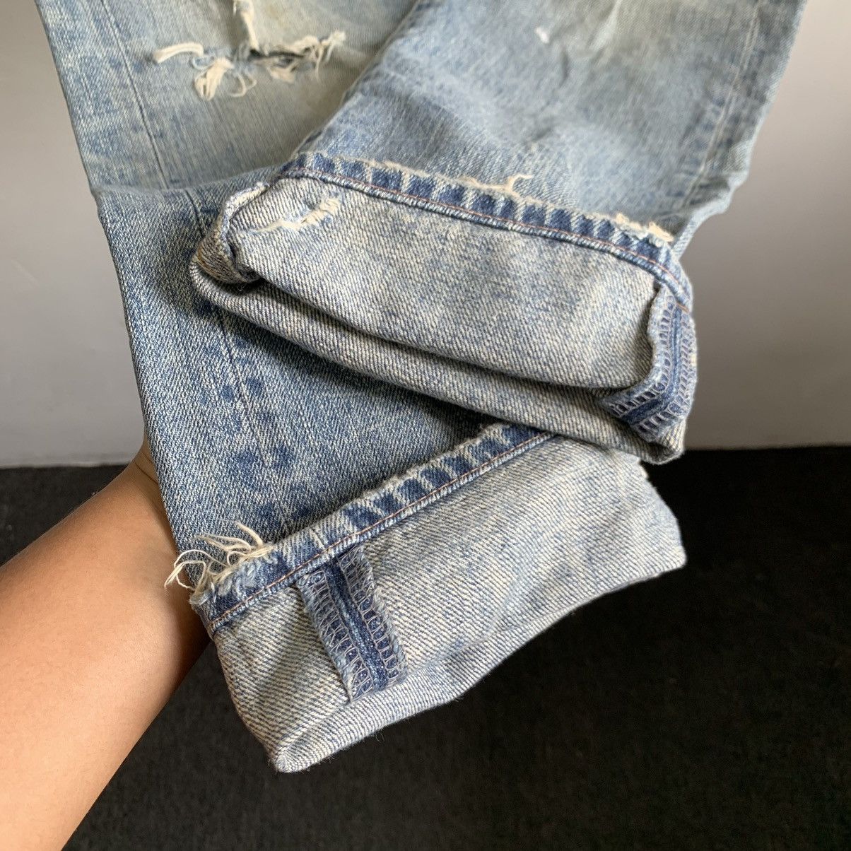 Japanese Brand Rna Inc Distressed Jeans Denim Mix8 Size US 30 / EU 46 - 9 Thumbnail
