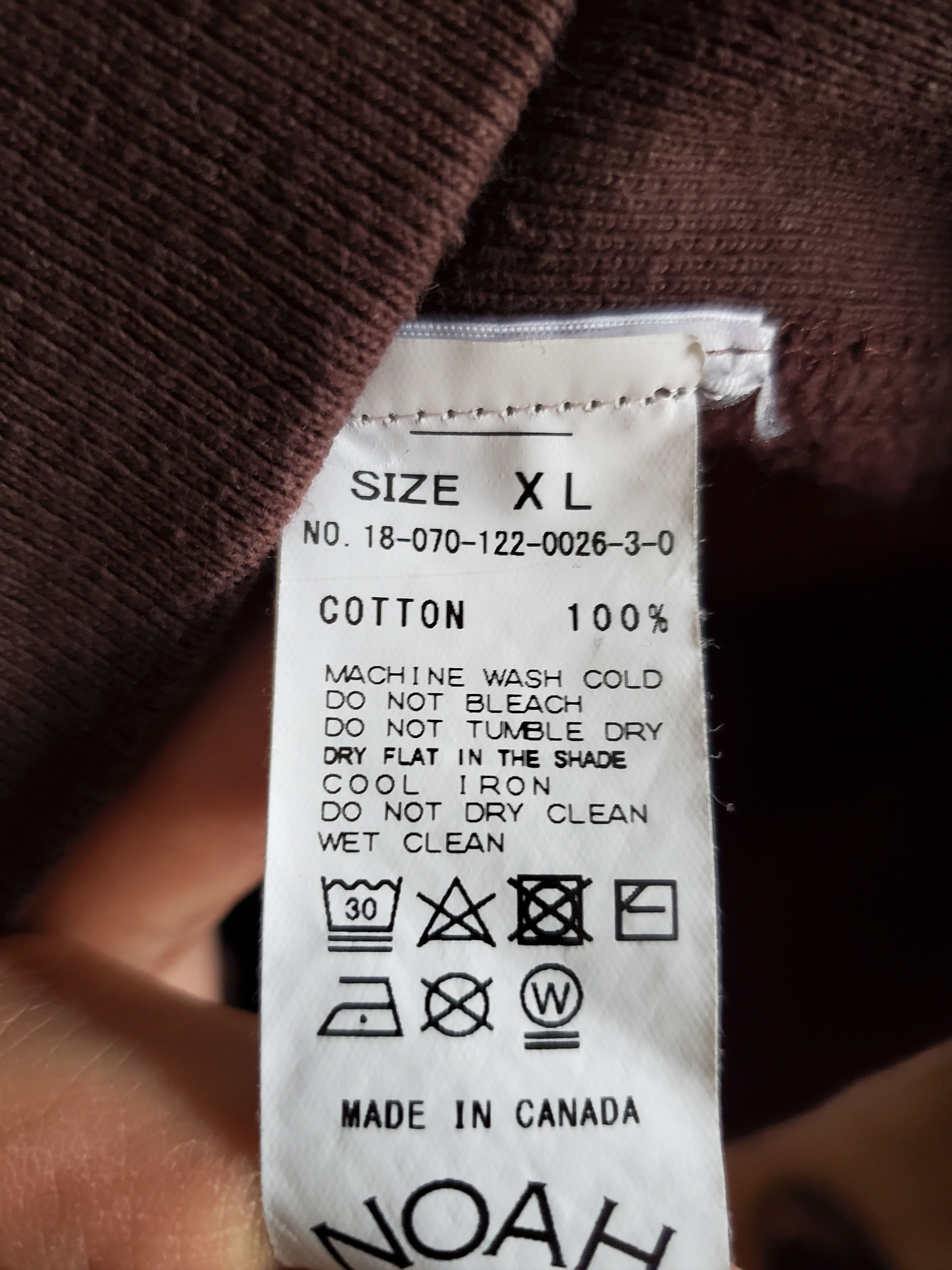 Noah Noah Brown Core Logo Hoodie Size US XL / EU 56 / 4 - 4 Thumbnail