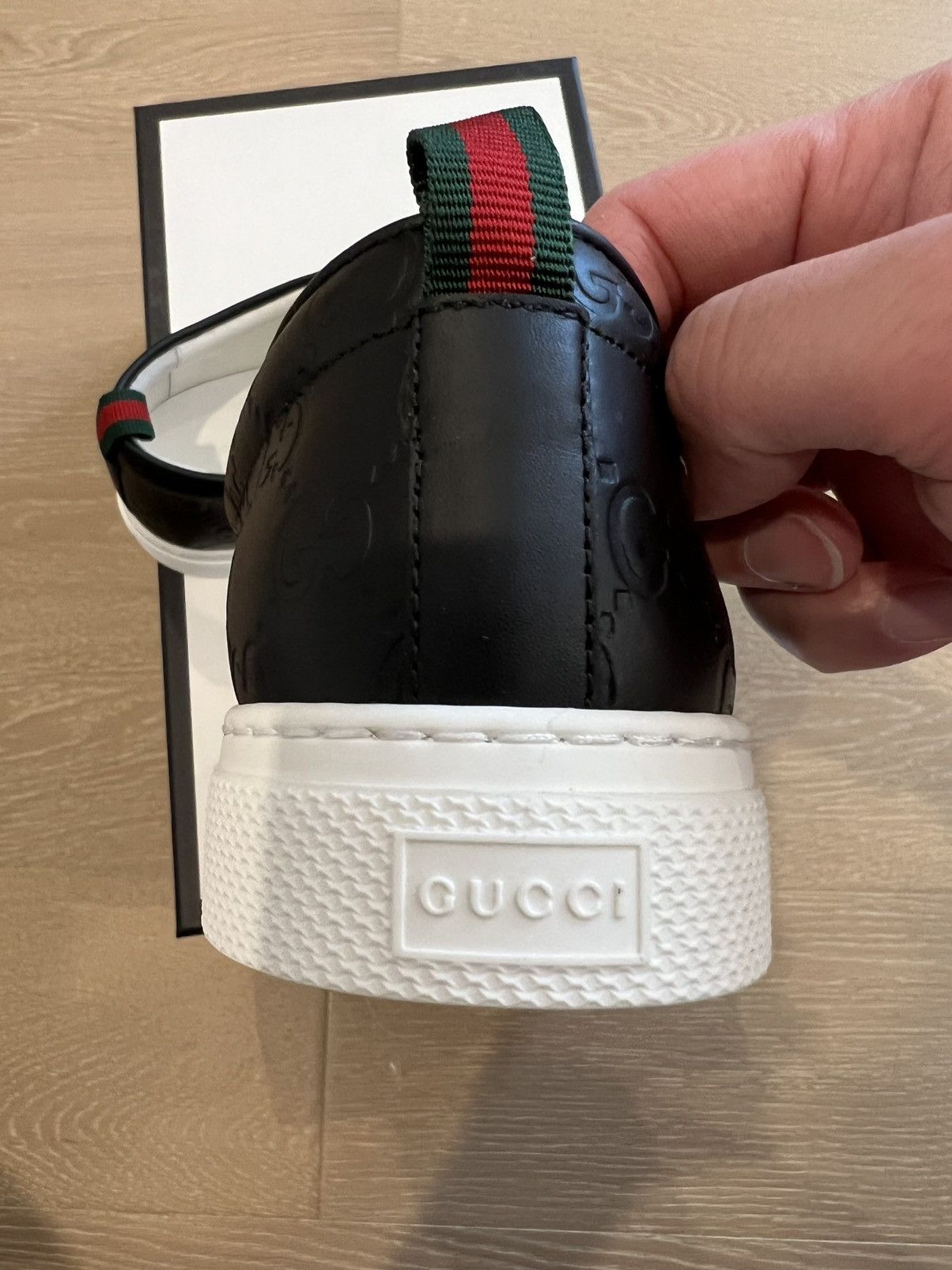 Gucci Gucci Signature Leather Slip-On Sneaker Size US 7.5 / EU 40-41 - 3 Thumbnail