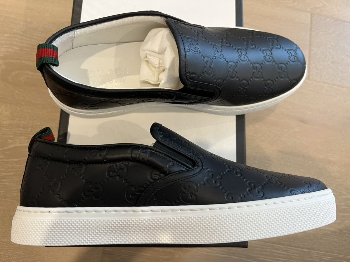Gucci Gucci Signature Leather Slip-On Sneaker Size US 7.5 / EU 40-41 - 1 Thumbnail