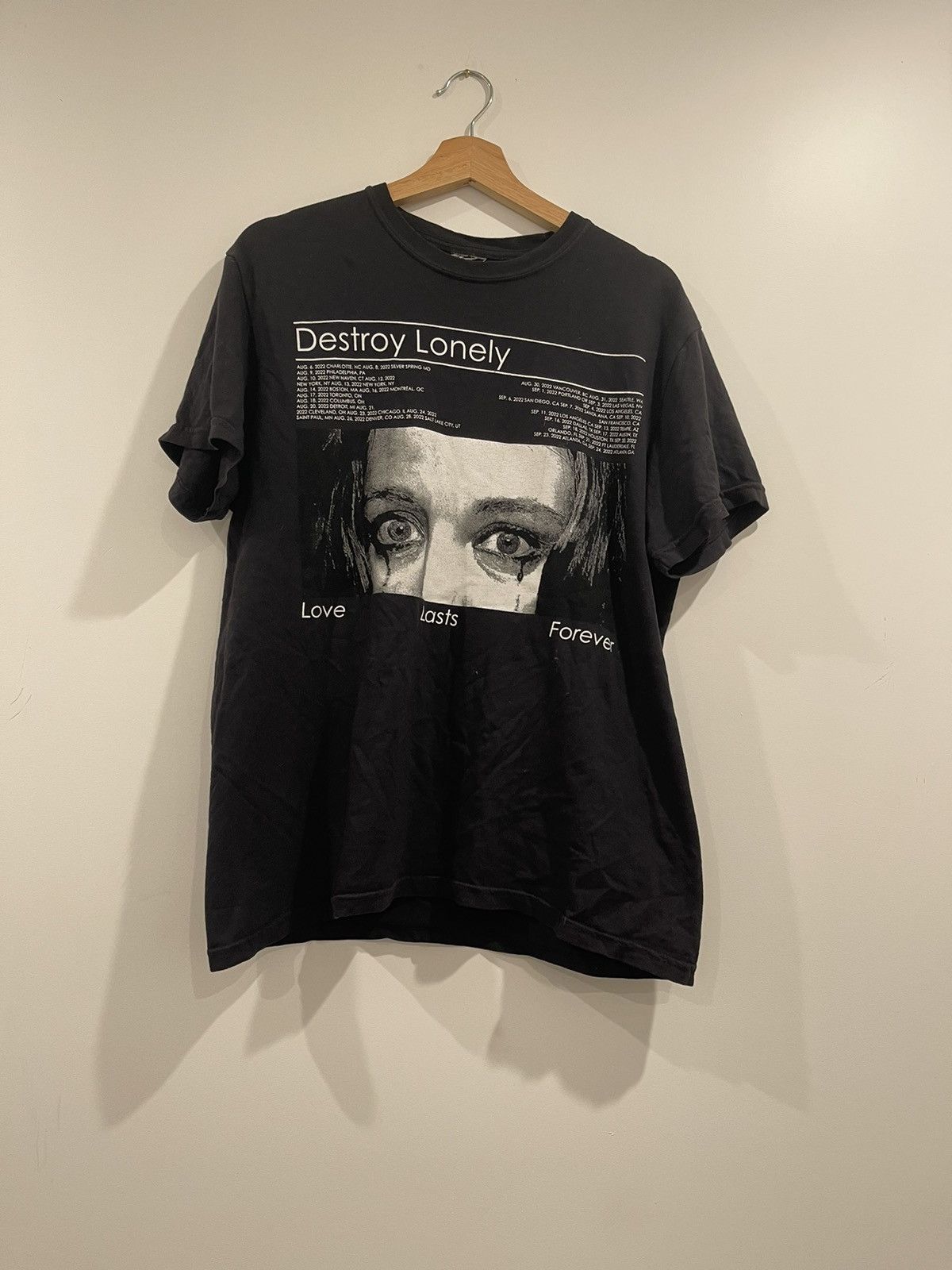 Destroy lonely tシャツ merch ken carson Ken Carson X Destroy Lonely North America Tour Merch T-Shirt