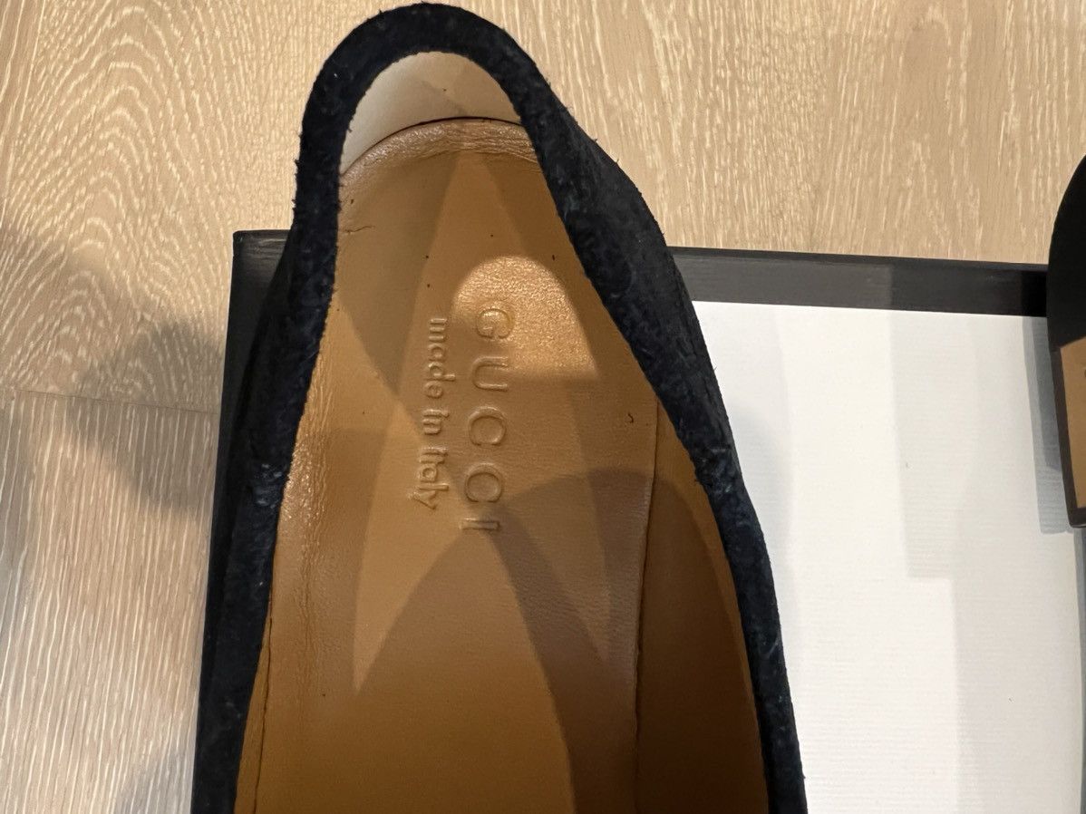 Gucci Gucci Suede Horsebit Loafer with Web Shoes Size US 7.5 / EU 40-41 - 6 Thumbnail